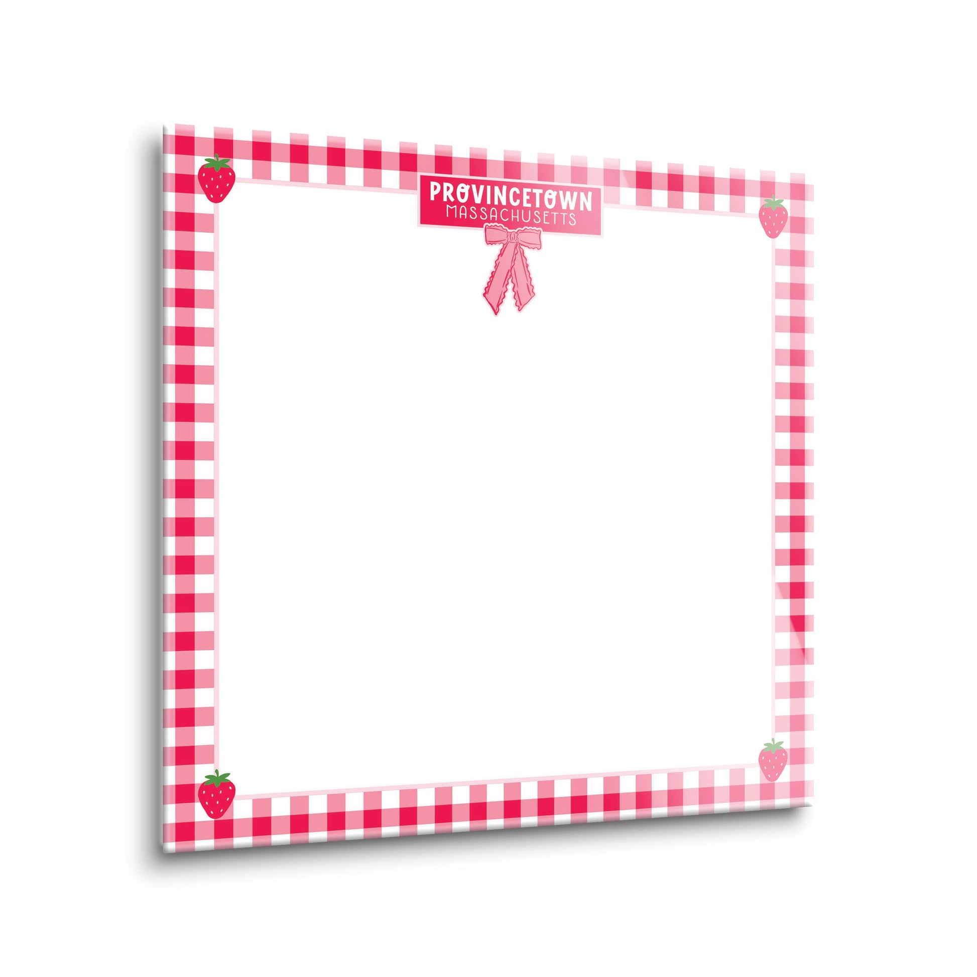 8x8 Glass Dry Erase-Love+Local Strawberry Parlor -1