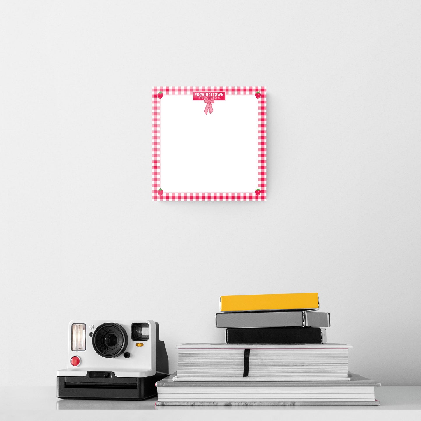 8x8 Glass Dry Erase-Love+Local Strawberry Parlor -3