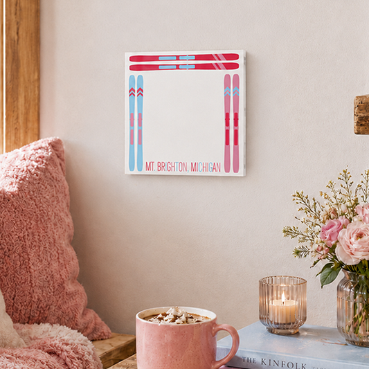 8x8 Glass Dry Erase-Après Ski | Custom | Personalize