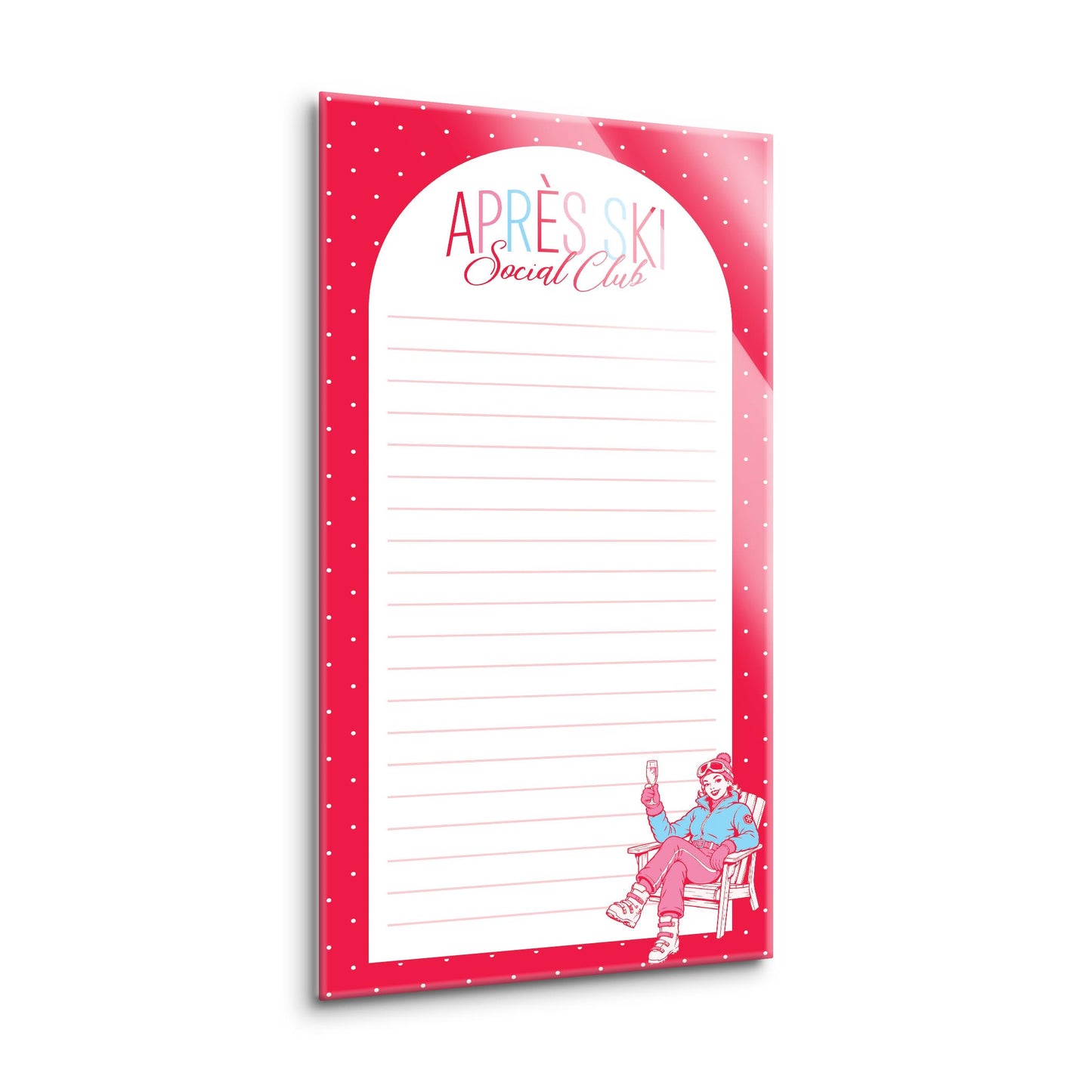8x16 Glass Dry Erase-Après Ski -1