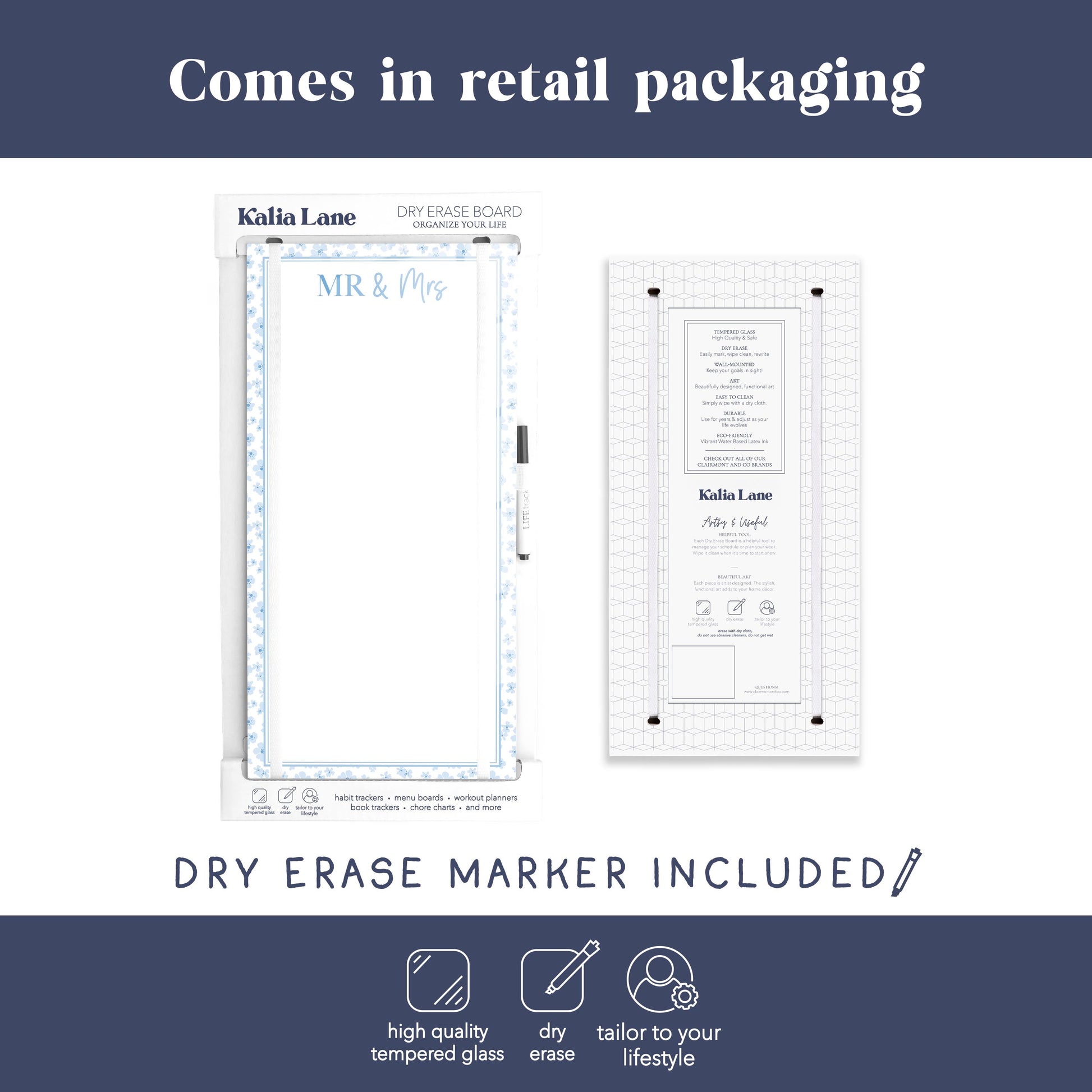 8x16 Glass Dry Erase-Happily Ever After -3