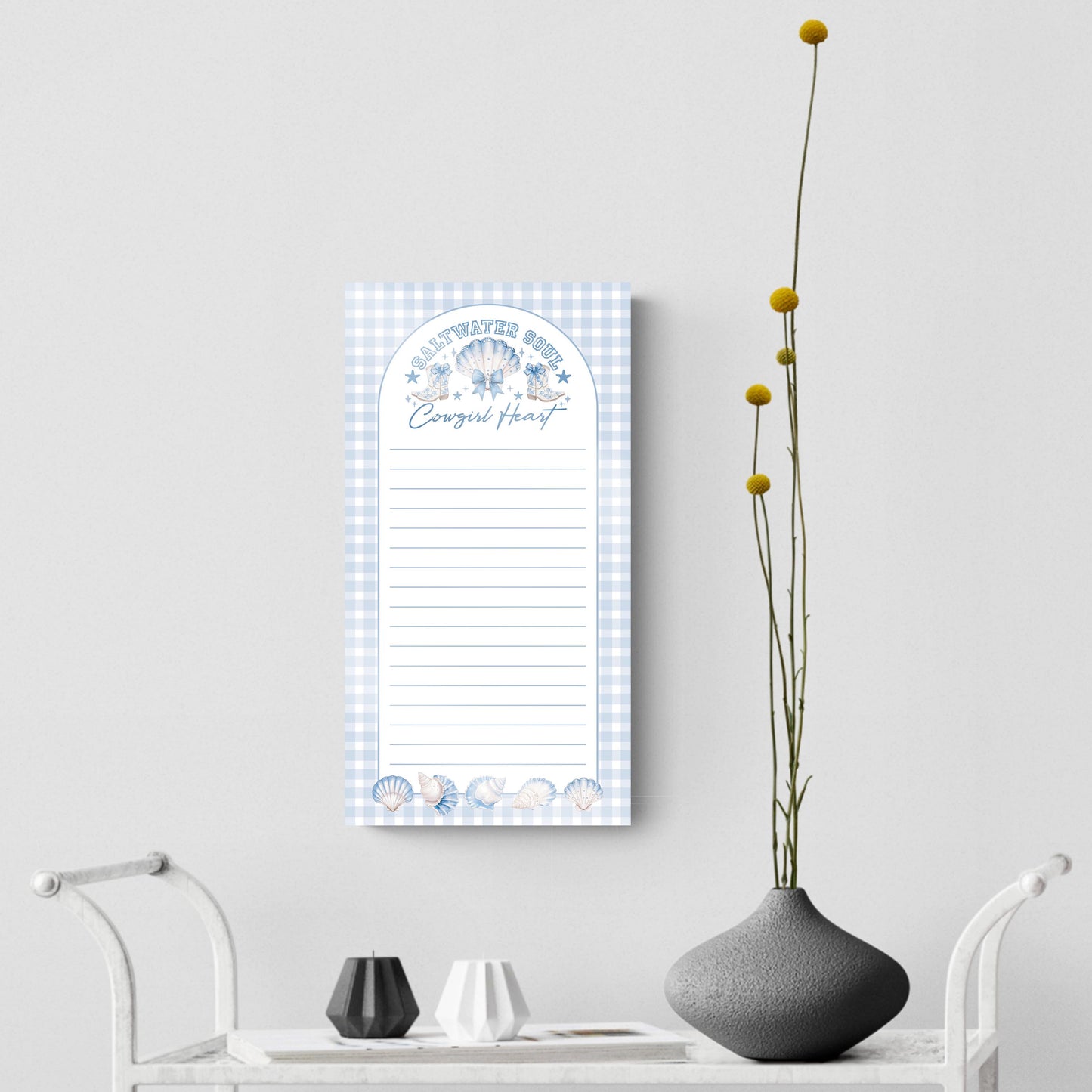 8x16 Glass Dry Erase-Coastal Cowgirl -4