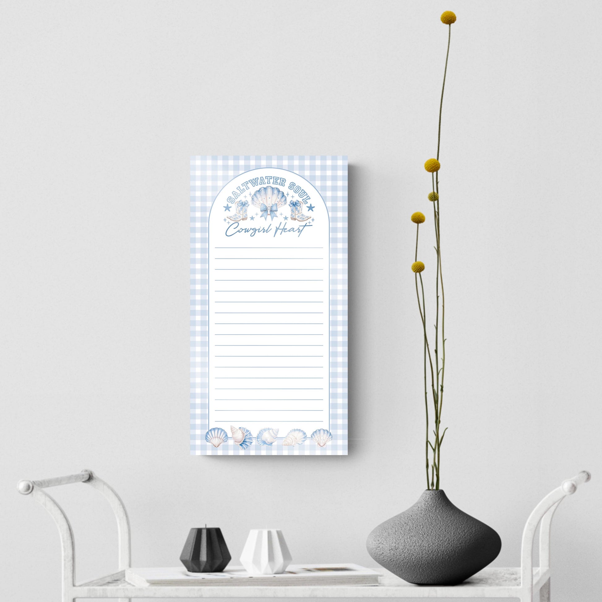 8x16 Glass Dry Erase-Coastal Cowgirl -4