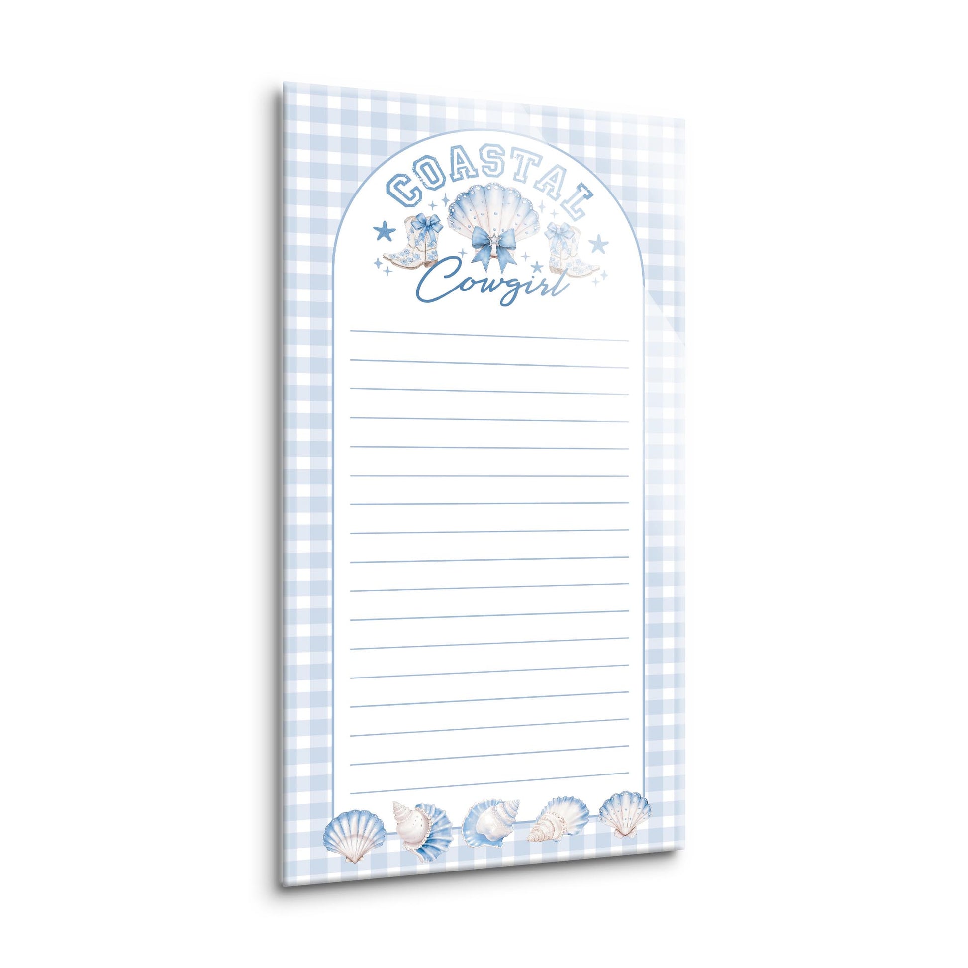 8x16 Glass Dry Erase-Coastal Cowgirl 2 -1