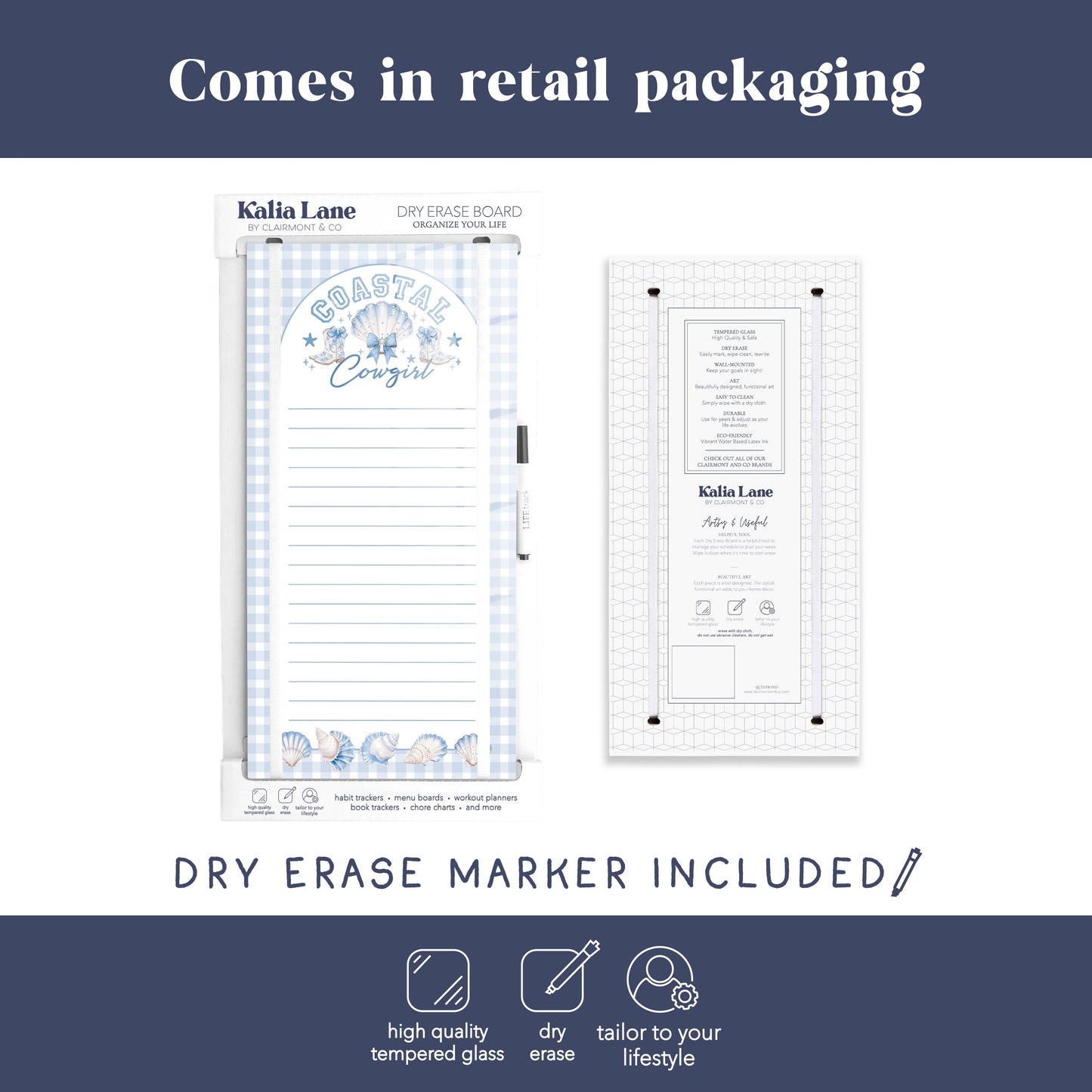 8x16 Glass Dry Erase-Coastal Cowgirl 2 -3