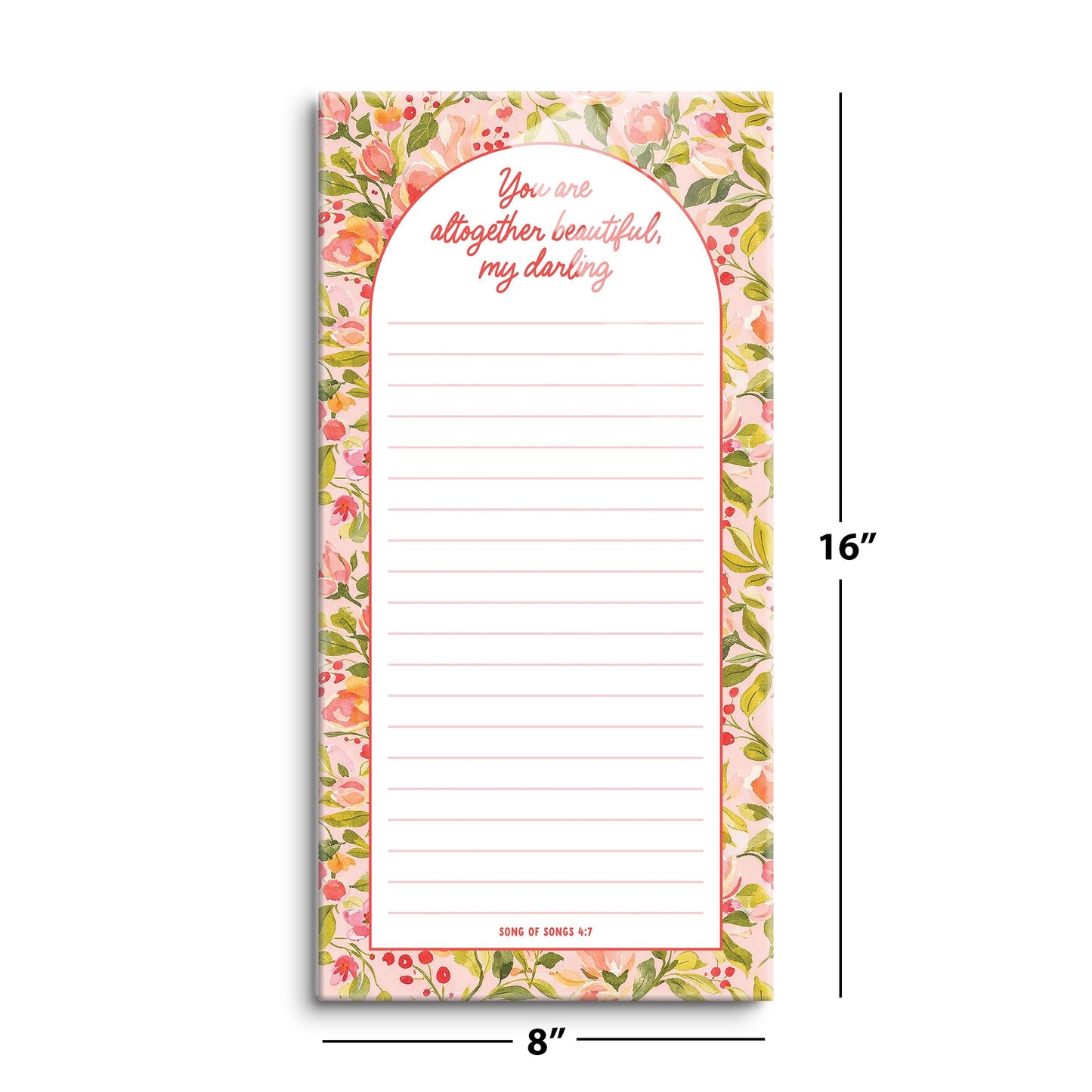 8x16 Glass Dry Erase-Faithful Promises -8