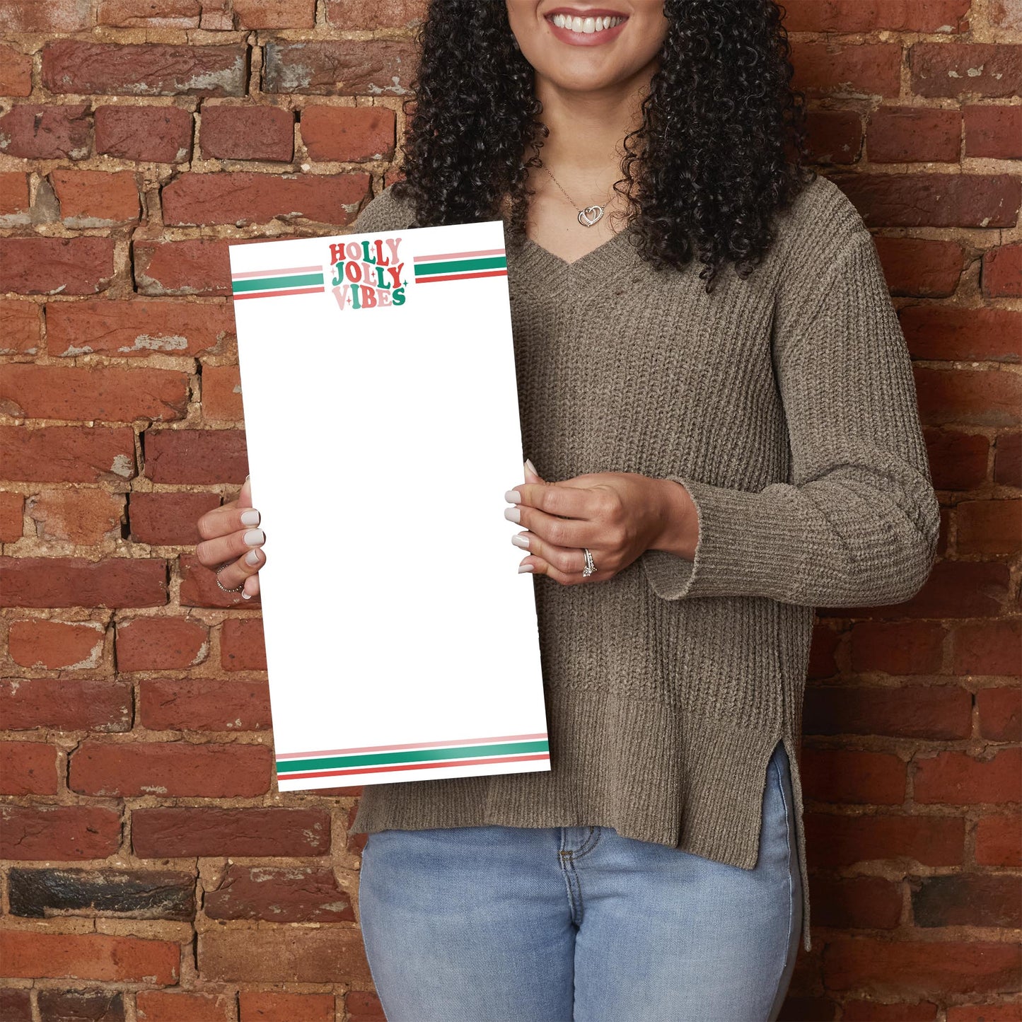 8x16 Glass Dry Erase-Holly Jolly Vibes