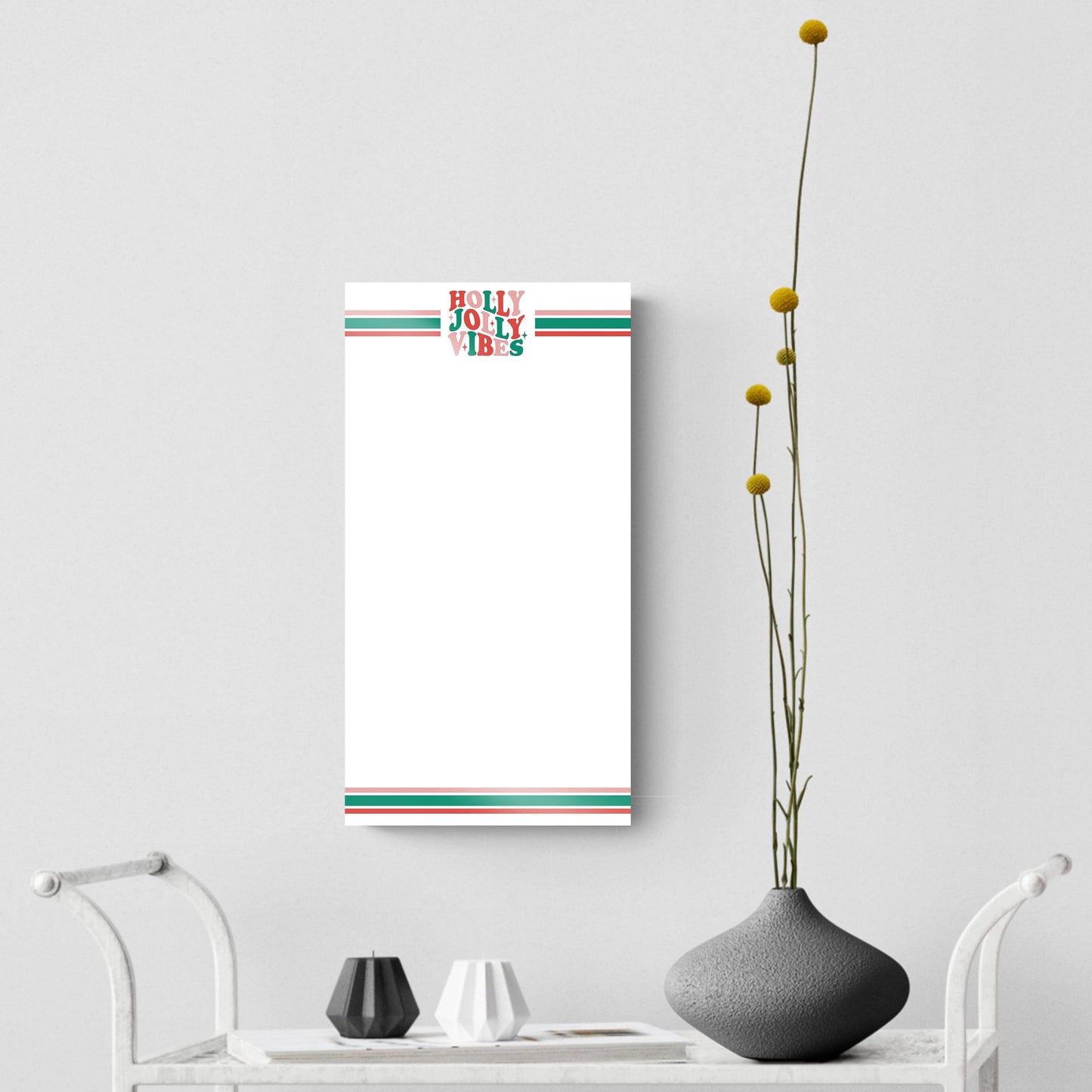 8x16 Glass Dry Erase-Holly Jolly Vibes