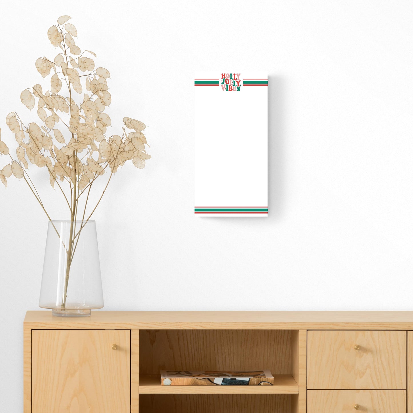 8x16 Glass Dry Erase-Holly Jolly Vibes