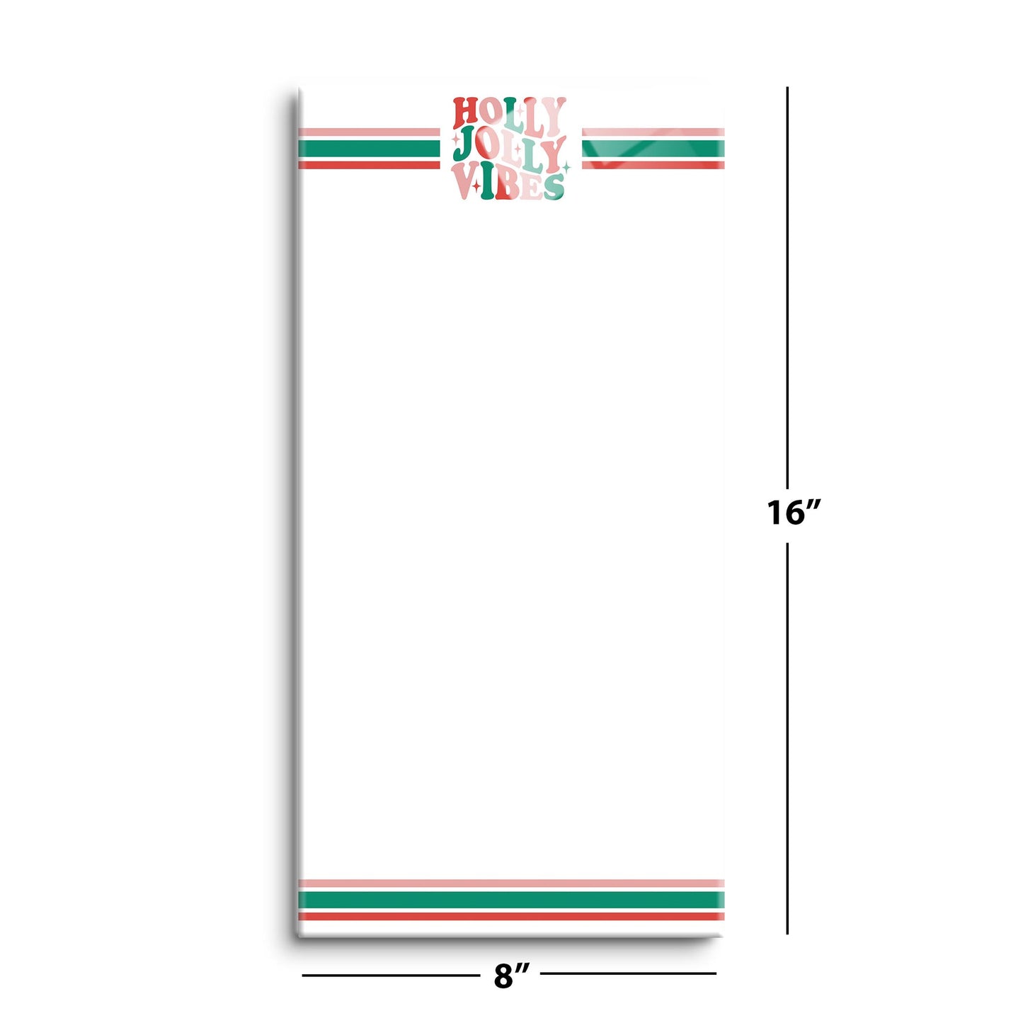 8x16 Glass Dry Erase-Holly Jolly Vibes