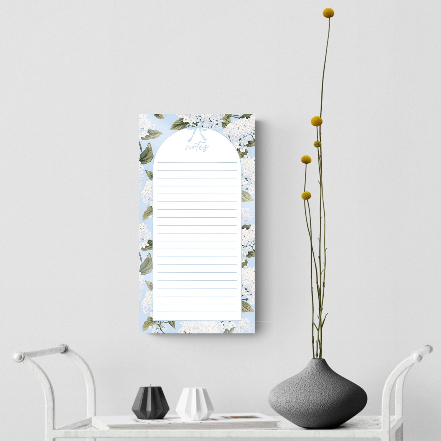 8x16 Glass Dry Erase-Hydrangea Cottage -4