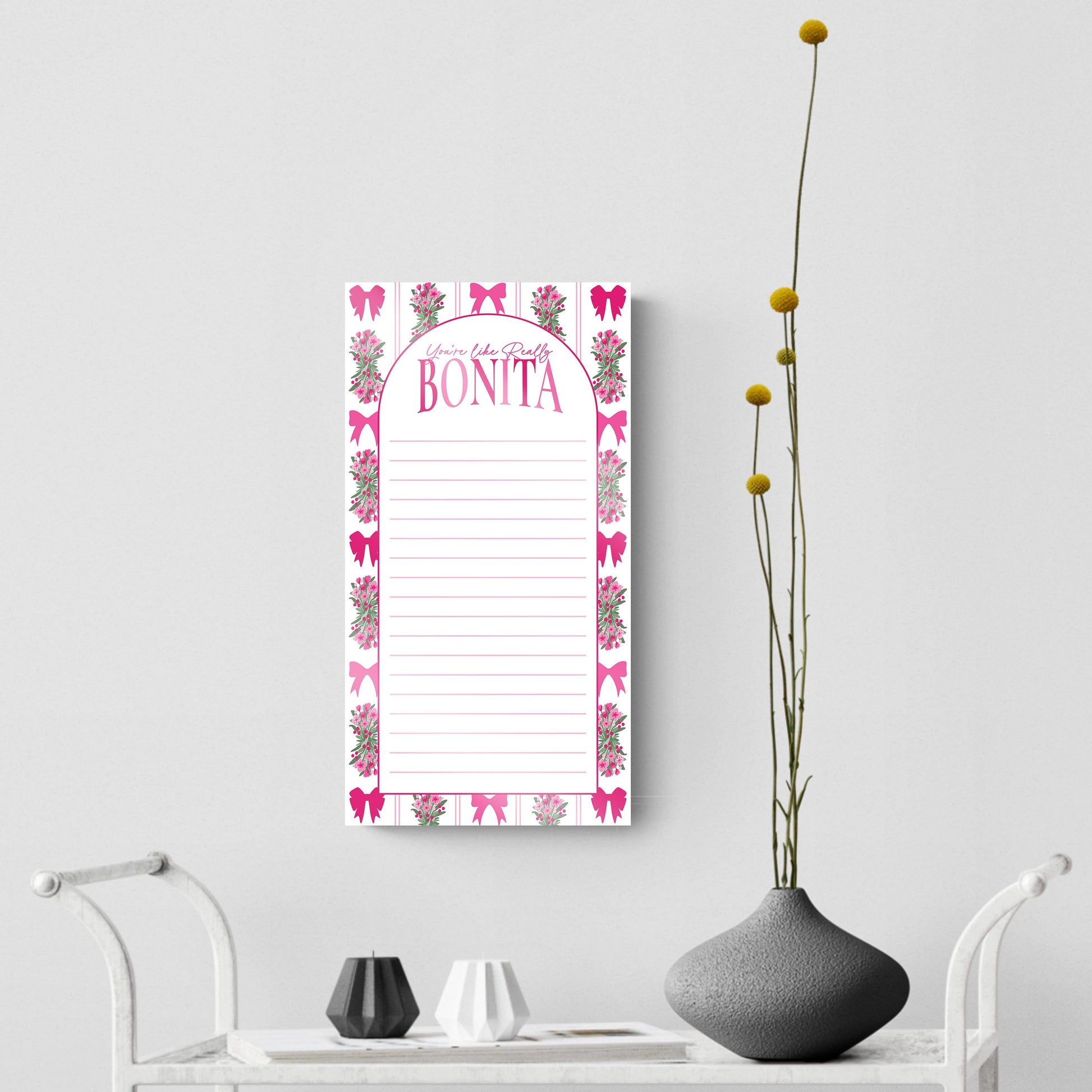 8x16 Glass Dry Erase-Bonita Bows -4