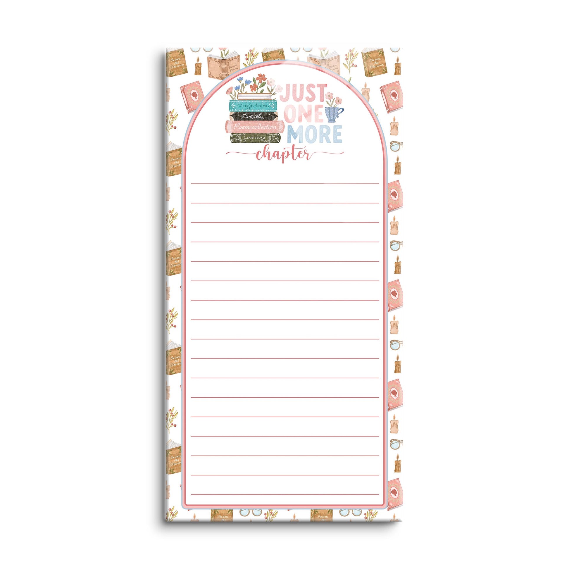 8x16 Glass Dry Erase-Pretty Little Chapters Just One More Chapter -0