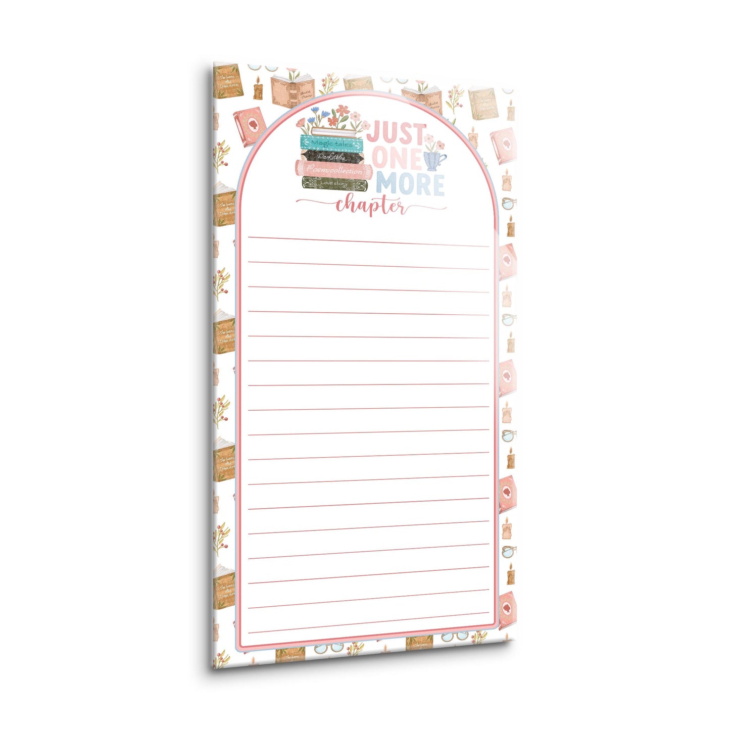 8x16 Glass Dry Erase-Pretty Little Chapters Just One More Chapter -1