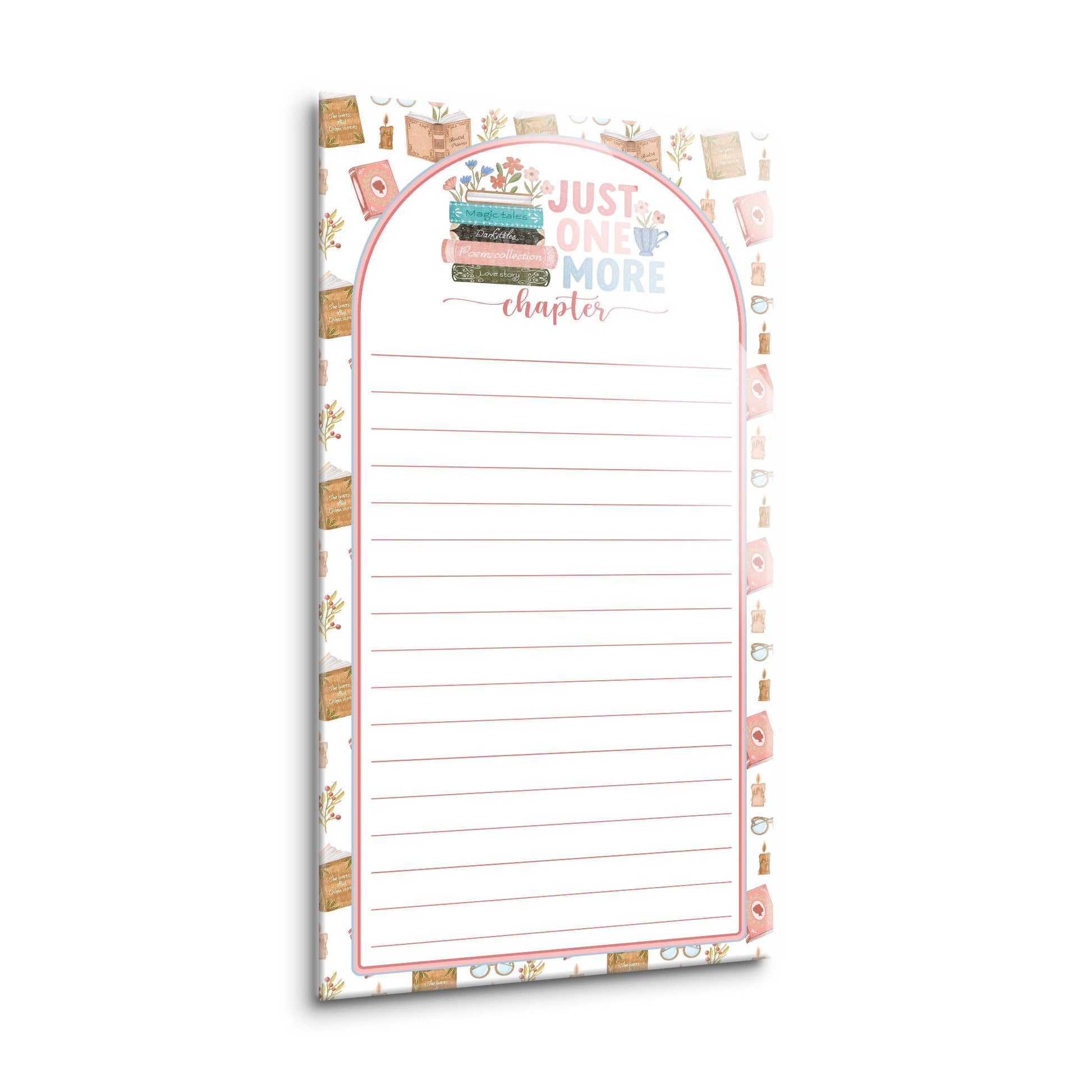 8x16 Glass Dry Erase-Pretty Little Chapters Just One More Chapter -1