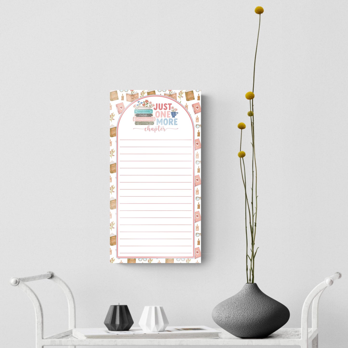 8x16 Glass Dry Erase-Pretty Little Chapters Just One More Chapter -4