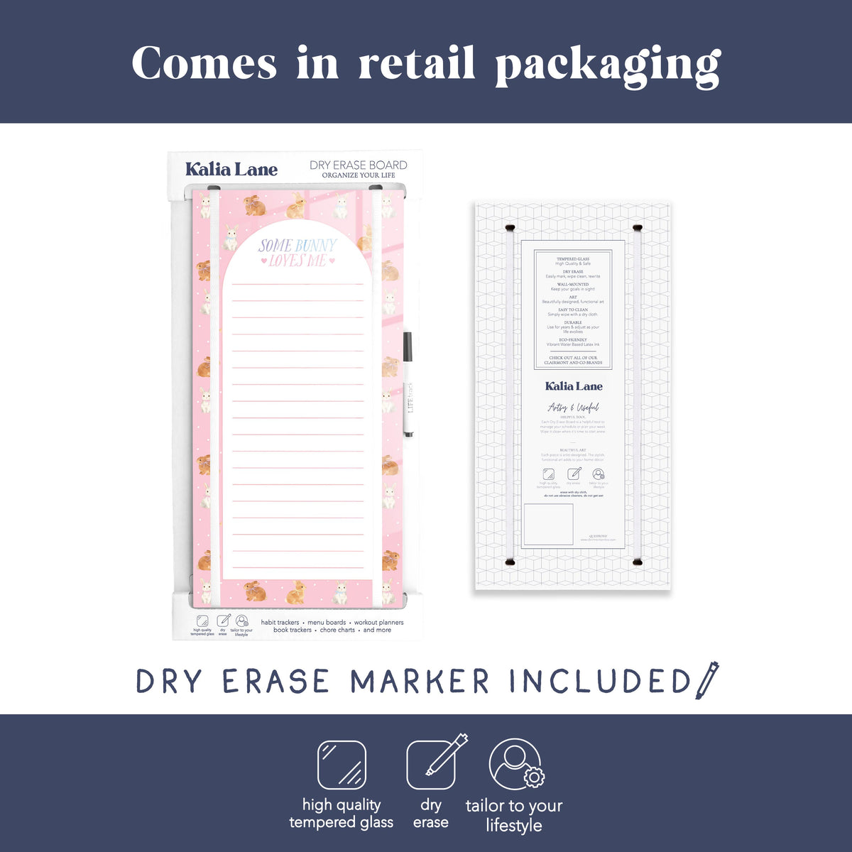 8x16 Glass Dry Erase-Cottage Easter -3