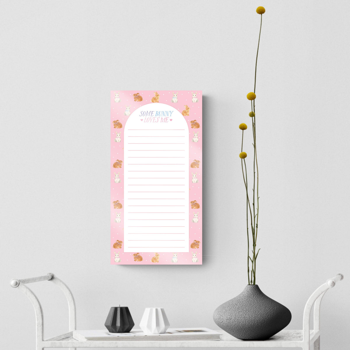 8x16 Glass Dry Erase-Cottage Easter -4