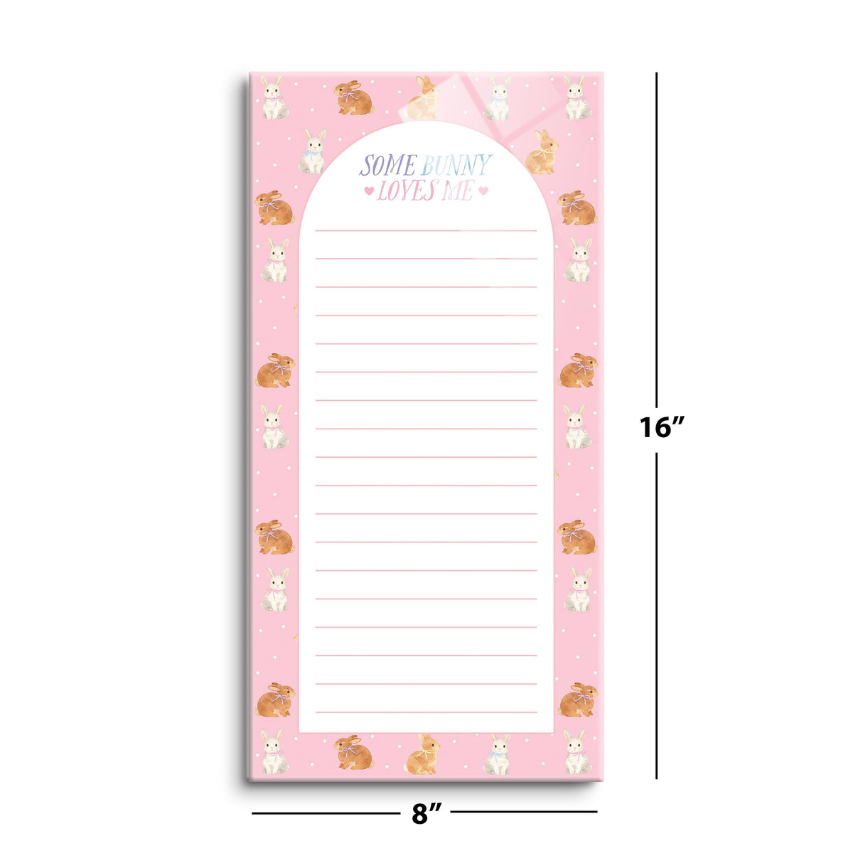 8x16 Glass Dry Erase-Cottage Easter -8