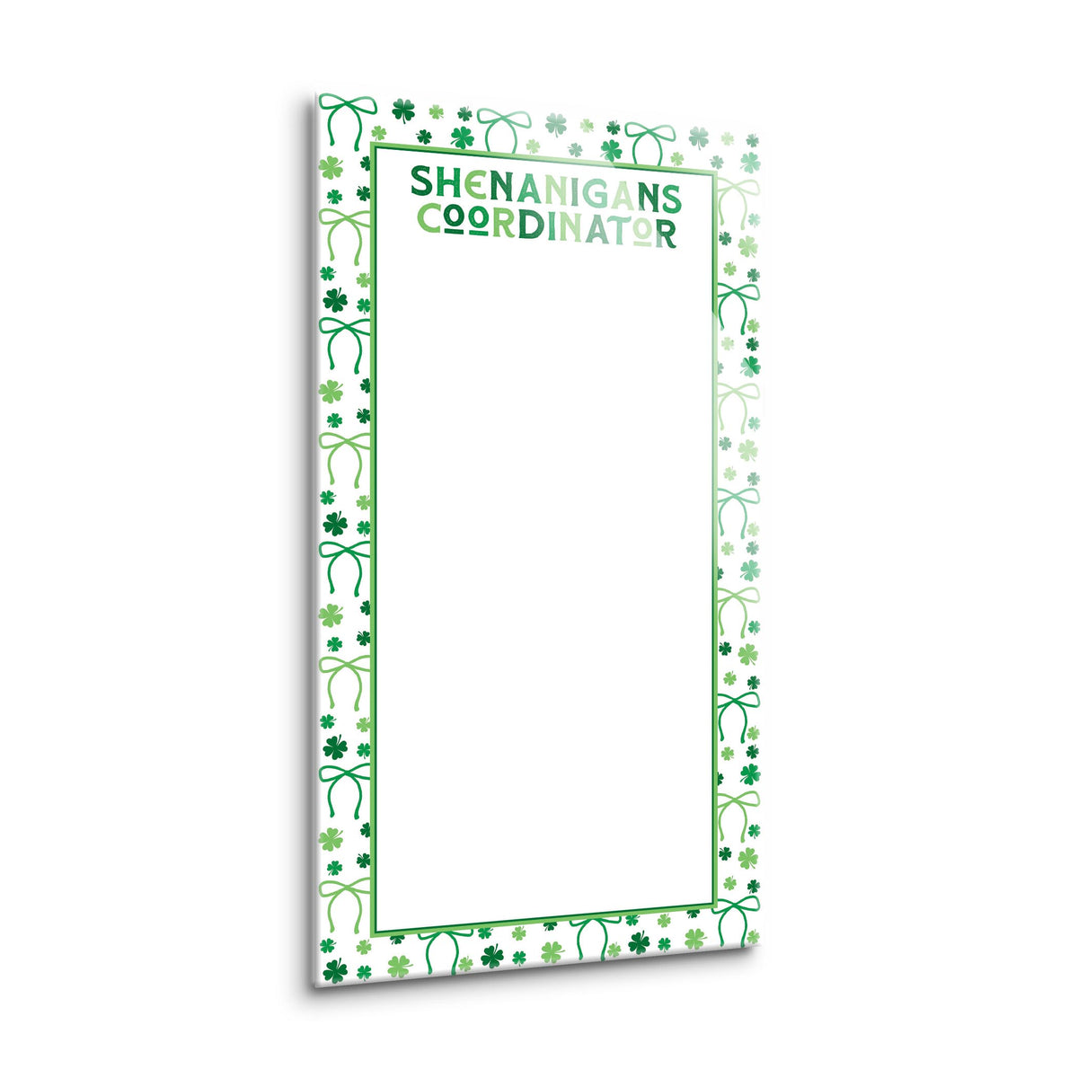 8x16 Glass Dry Erase-St. Patty's Day -1