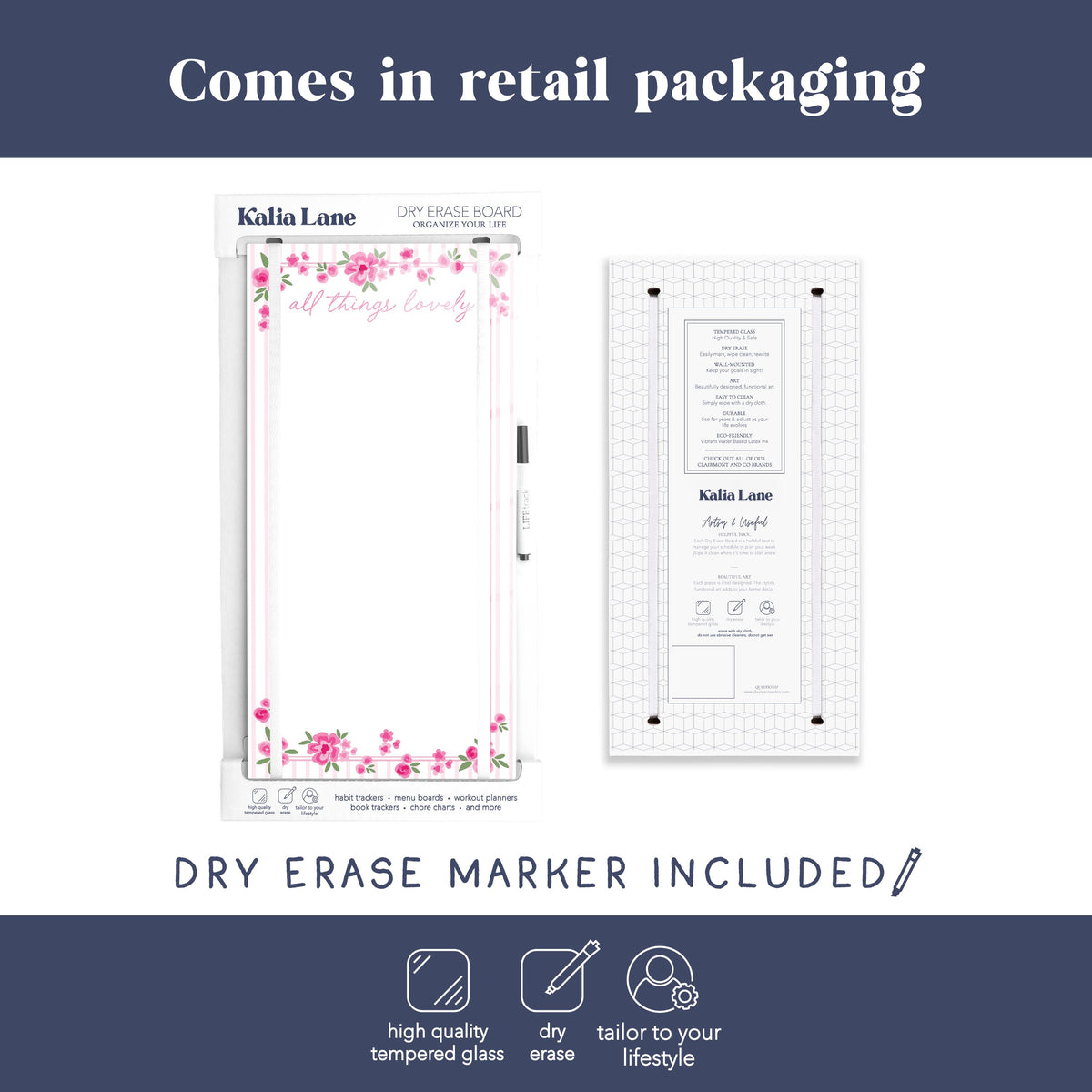 8x16 Glass Dry Erase-All Things Lovely -3