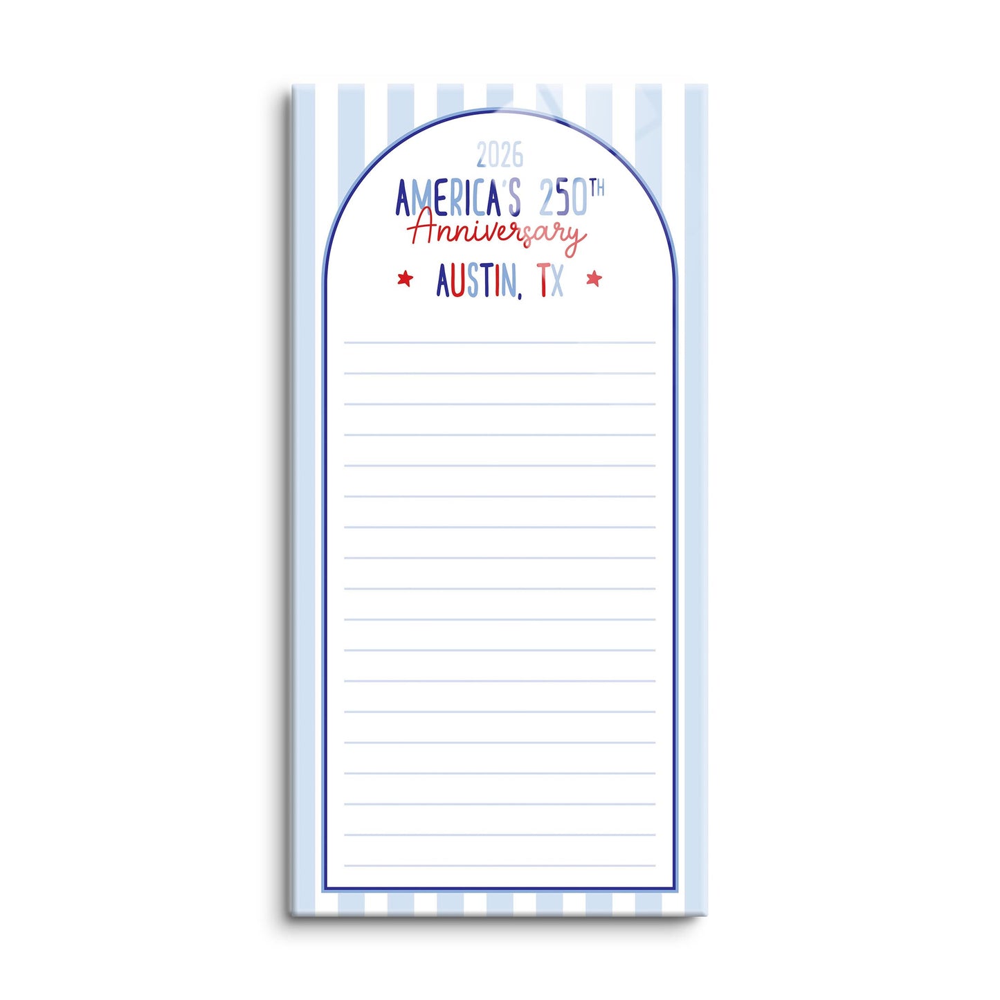 8x16 Glass Dry Erase-Love+Local 4th of July 250th Anniversary -0