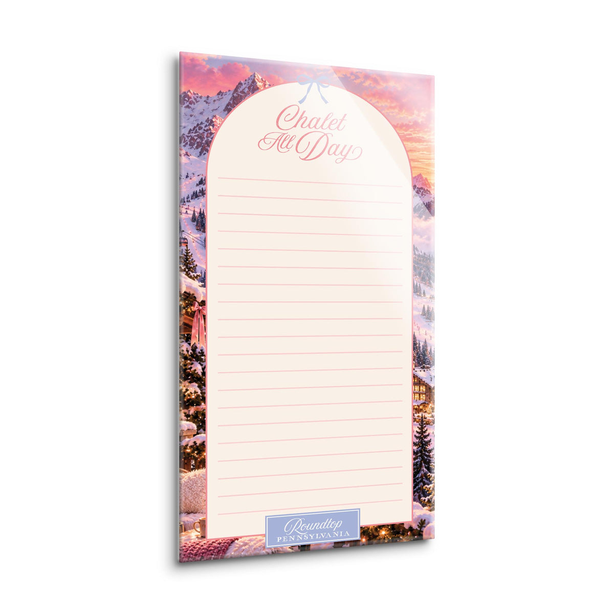 8x16 Glass Dry Erase-Chalet Girl | Custom -1