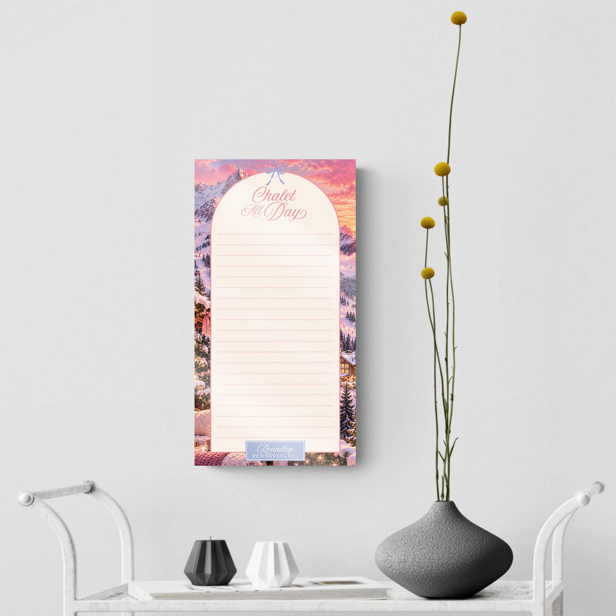 8x16 Glass Dry Erase-Chalet Girl | Custom -3