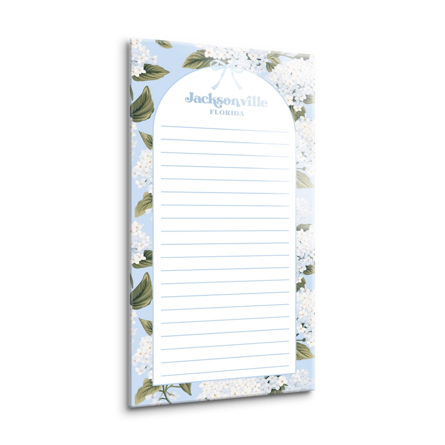 8x16 Glass Dry Erase-Love+Local Hydrangea Cottage -1