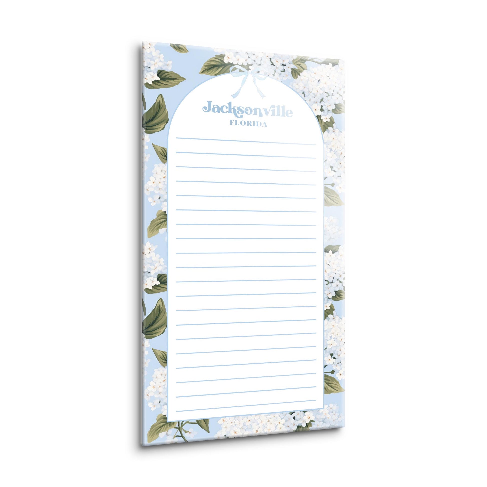 8x16 Glass Dry Erase-Love+Local Hydrangea Cottage -1