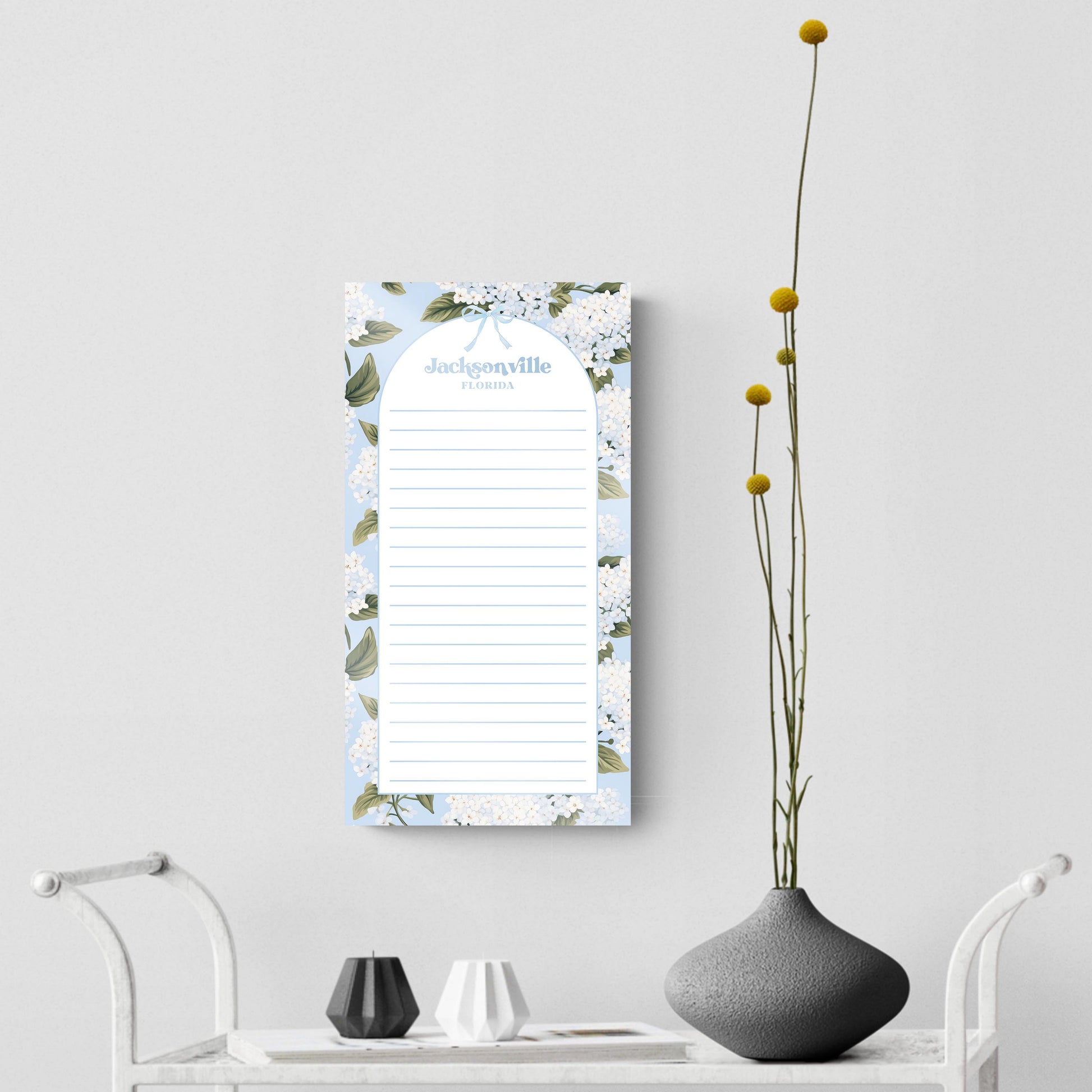 8x16 Glass Dry Erase-Love+Local Hydrangea Cottage -3