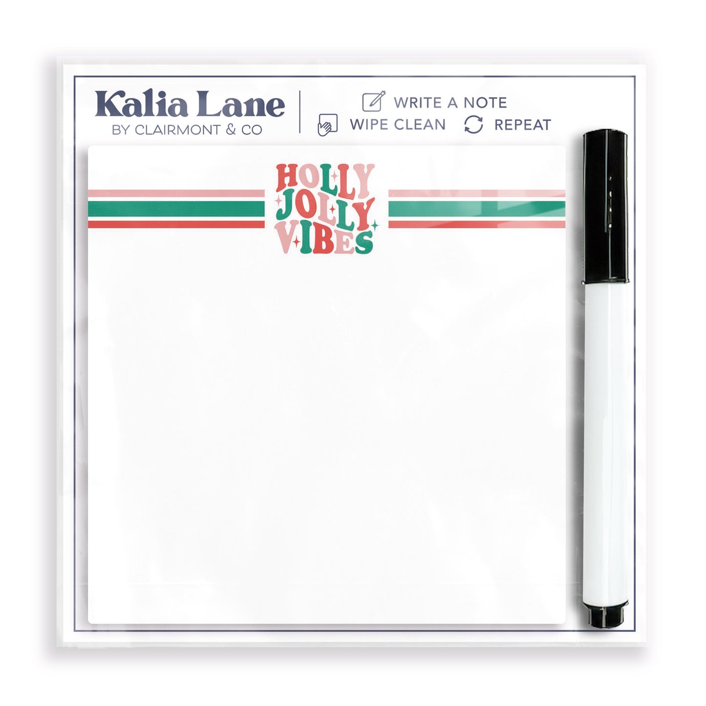 4x4 Clear Reminder Kalia Lane-Holly Jolly Vibes