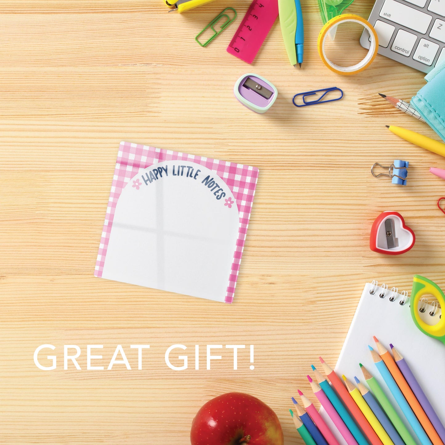 4x4 Clear Reminder Kalia Lane-Happy Little Notes