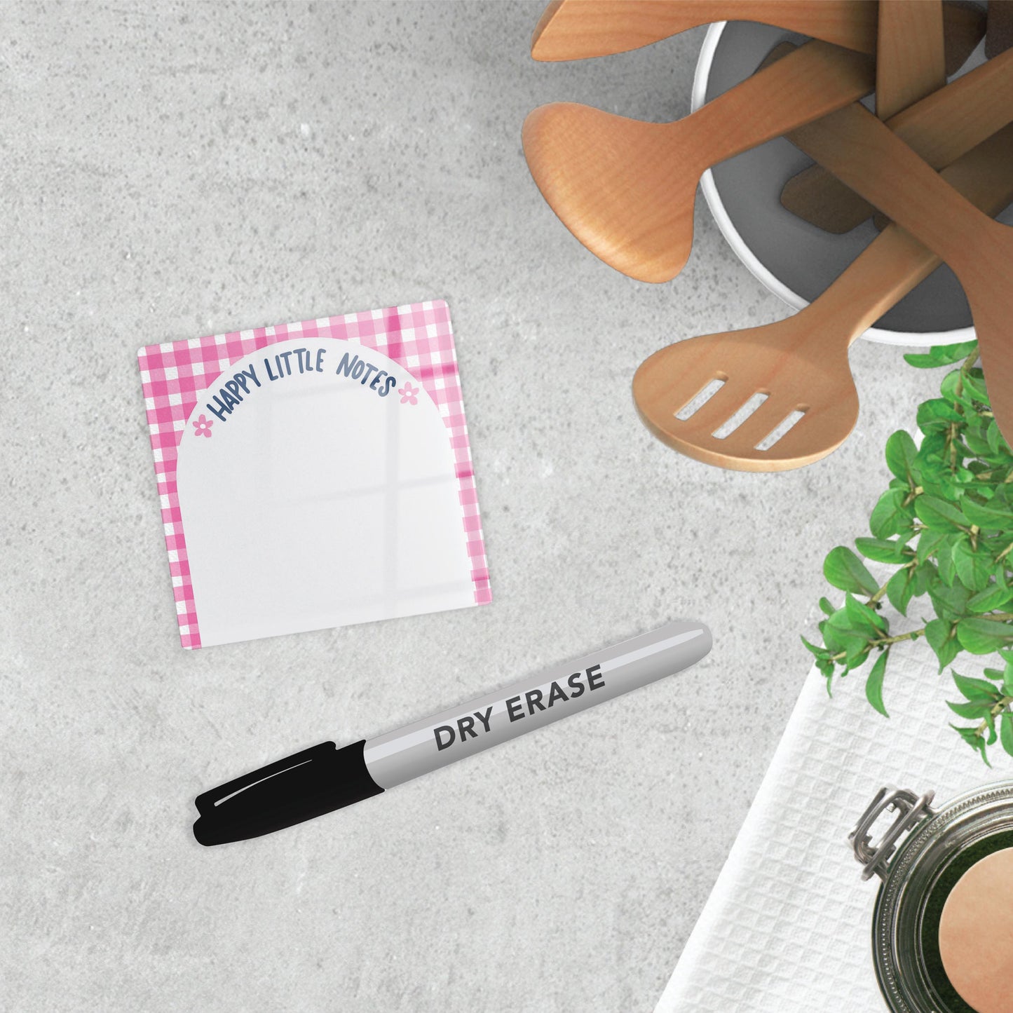4x4 Clear Reminder Kalia Lane-Happy Little Notes