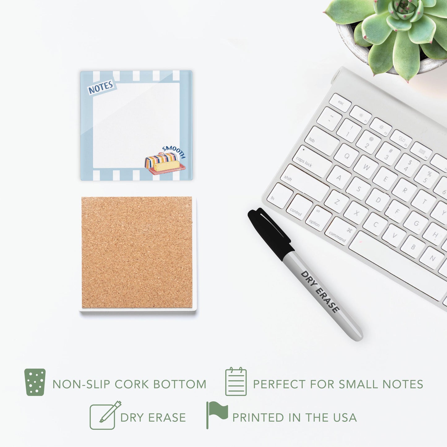 4x4 Clear Reminder Kalia Lane-Butter Notes -5