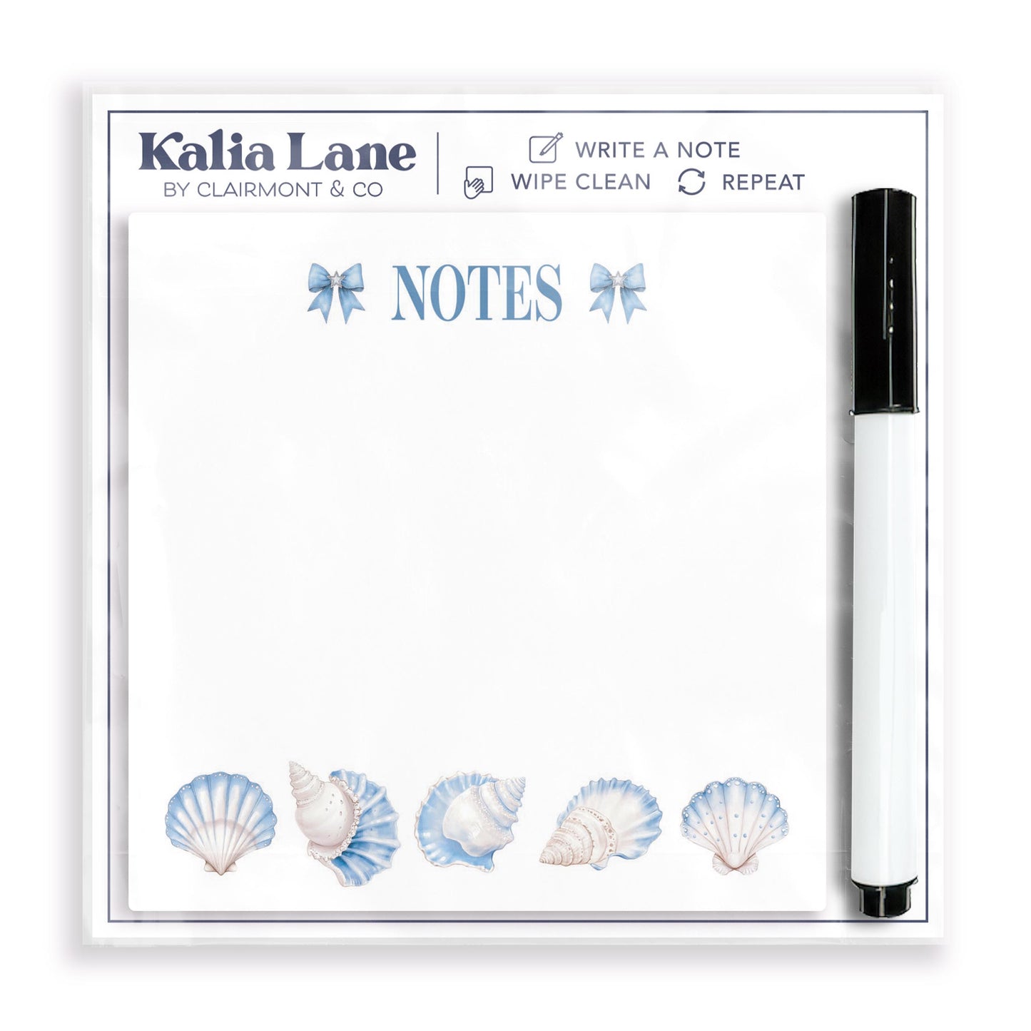 4x4 Clear Reminder Kalia Lane-Coastal Cowgirl -0