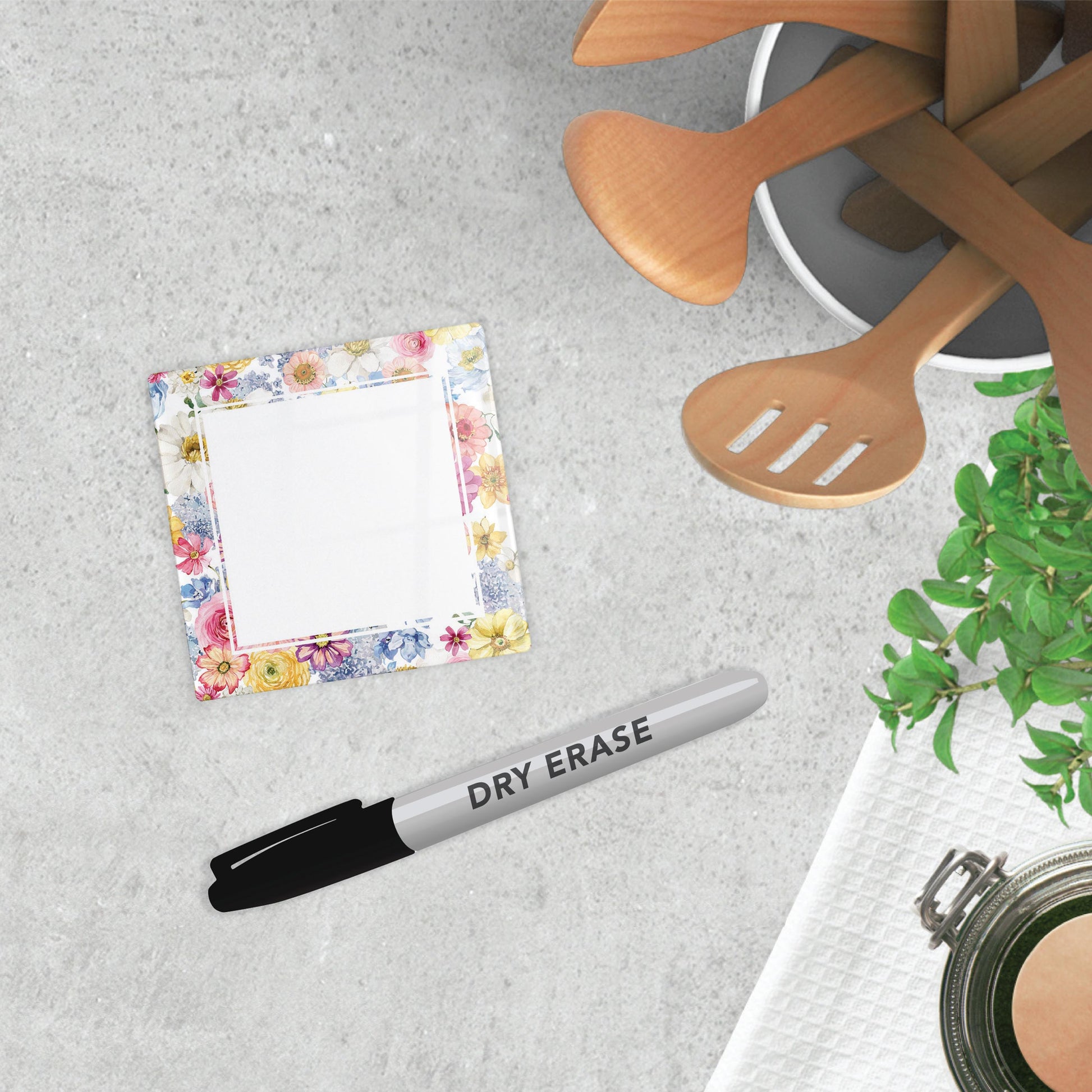 4x4 Clear Reminder Kalia Lane-Fantasy Garden Floral Border 1 -7