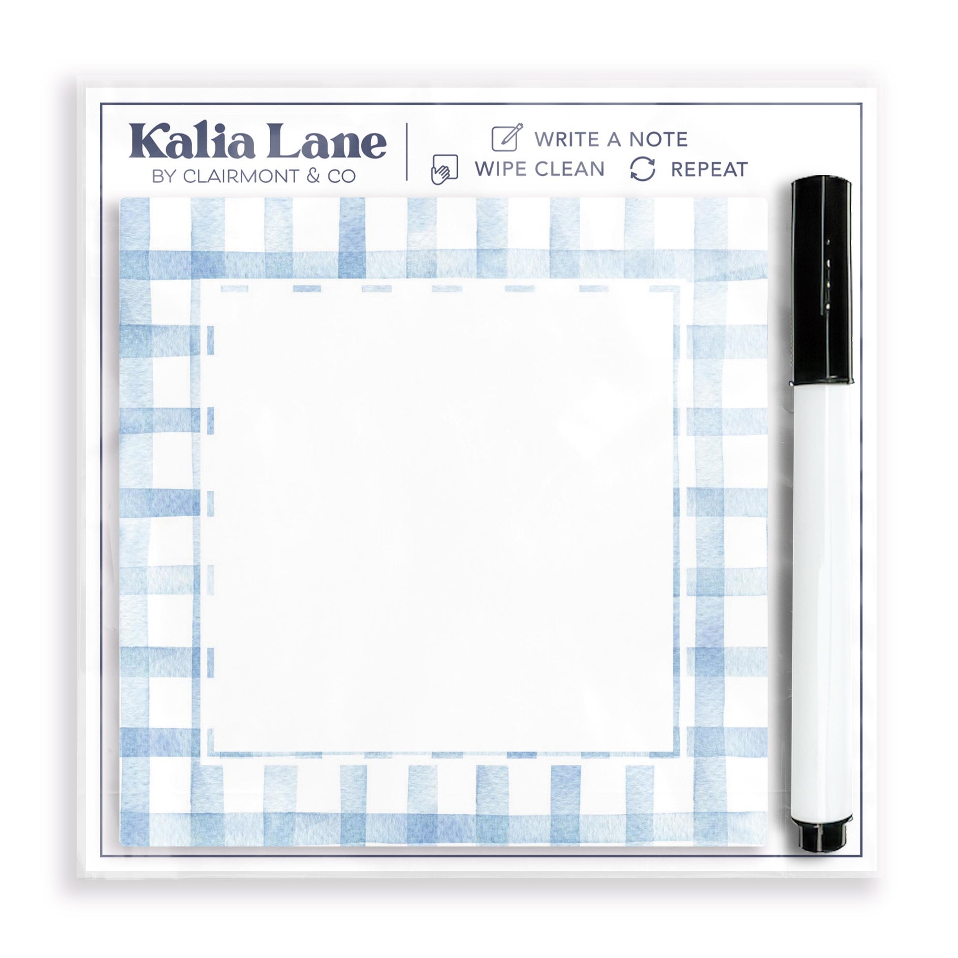 4x4 Clear Reminder Kalia Lane-Fantasy Garden Checker -0