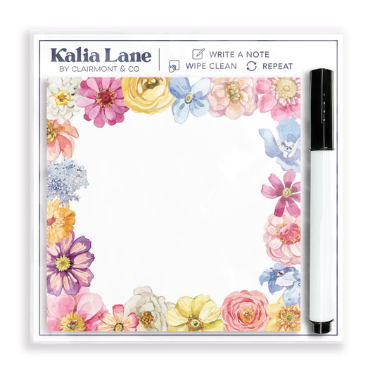 4x4 Clear Reminder Kalia Lane-Fantasy Garden Flowers -0