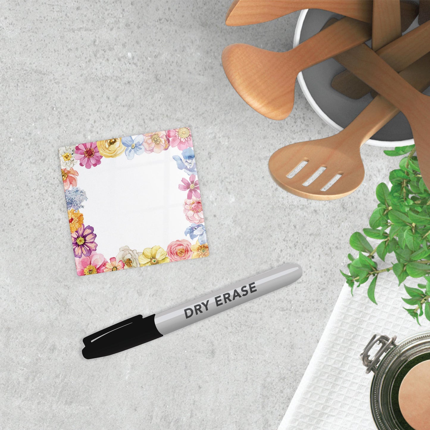 4x4 Clear Reminder Kalia Lane-Fantasy Garden Flowers -7