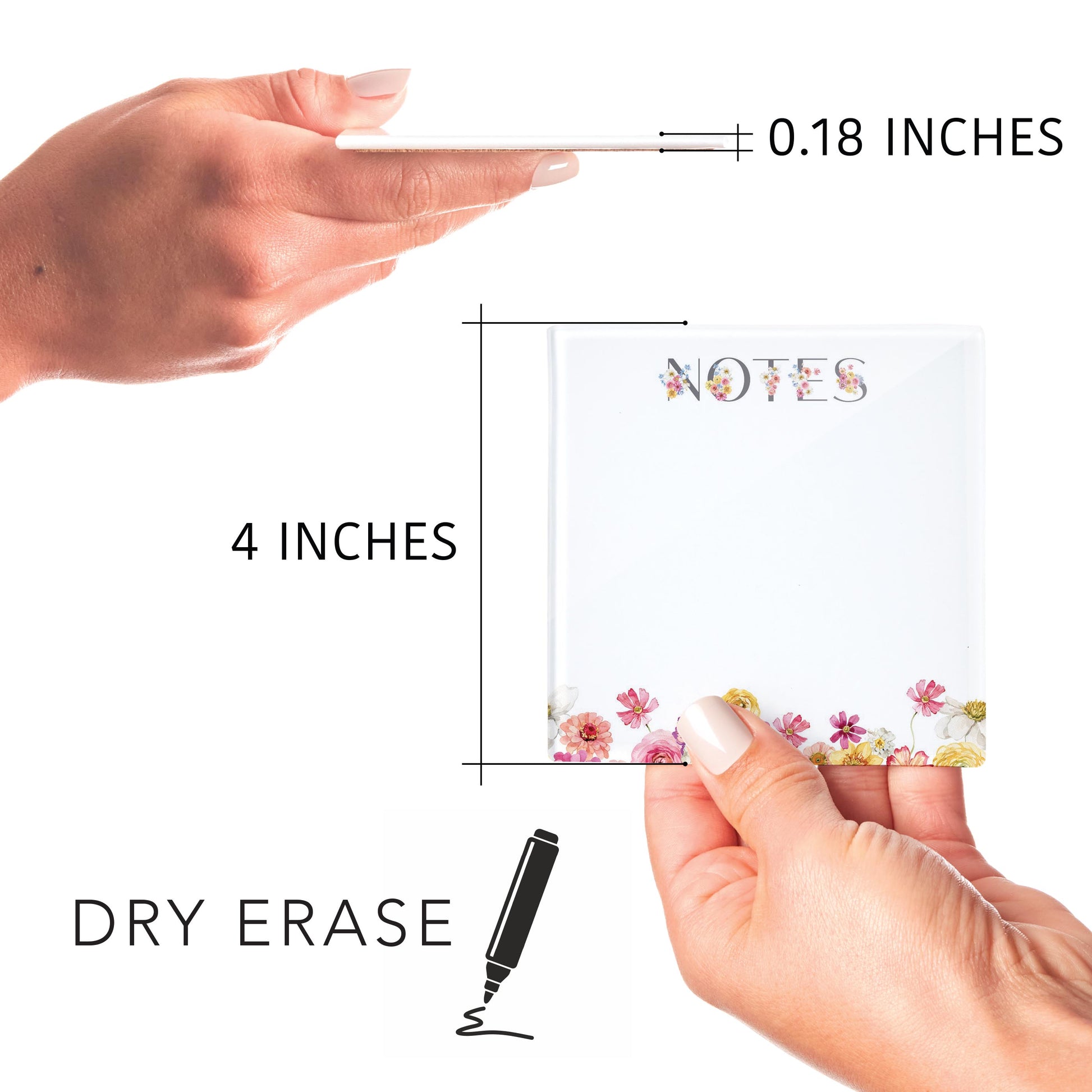4x4 Clear Reminder Kalia Lane-Fantasy Garden Notes -8