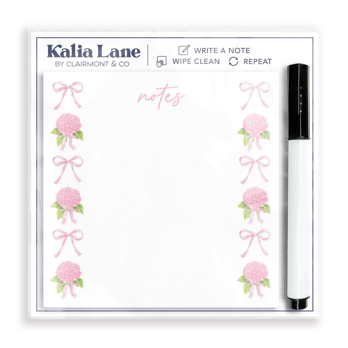4x4 Clear Reminder Kalia Lane-Hydrangea Cottage -0