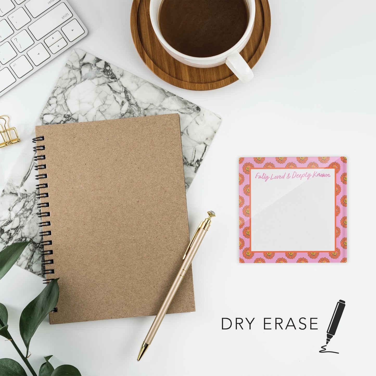 4x4 Clear Reminder Kalia Lane-Kalia Floral Fully Loved Notes