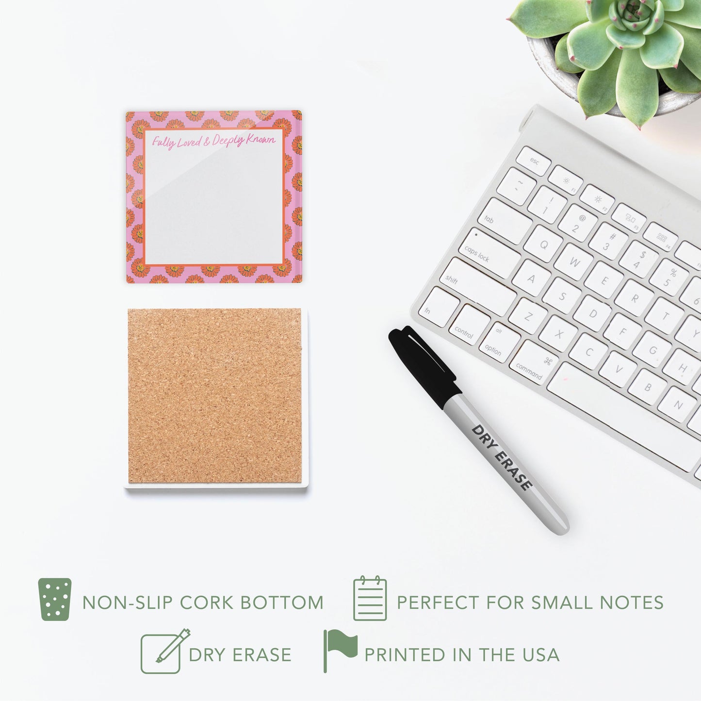4x4 Clear Reminder Kalia Lane-Kalia Floral Fully Loved Notes