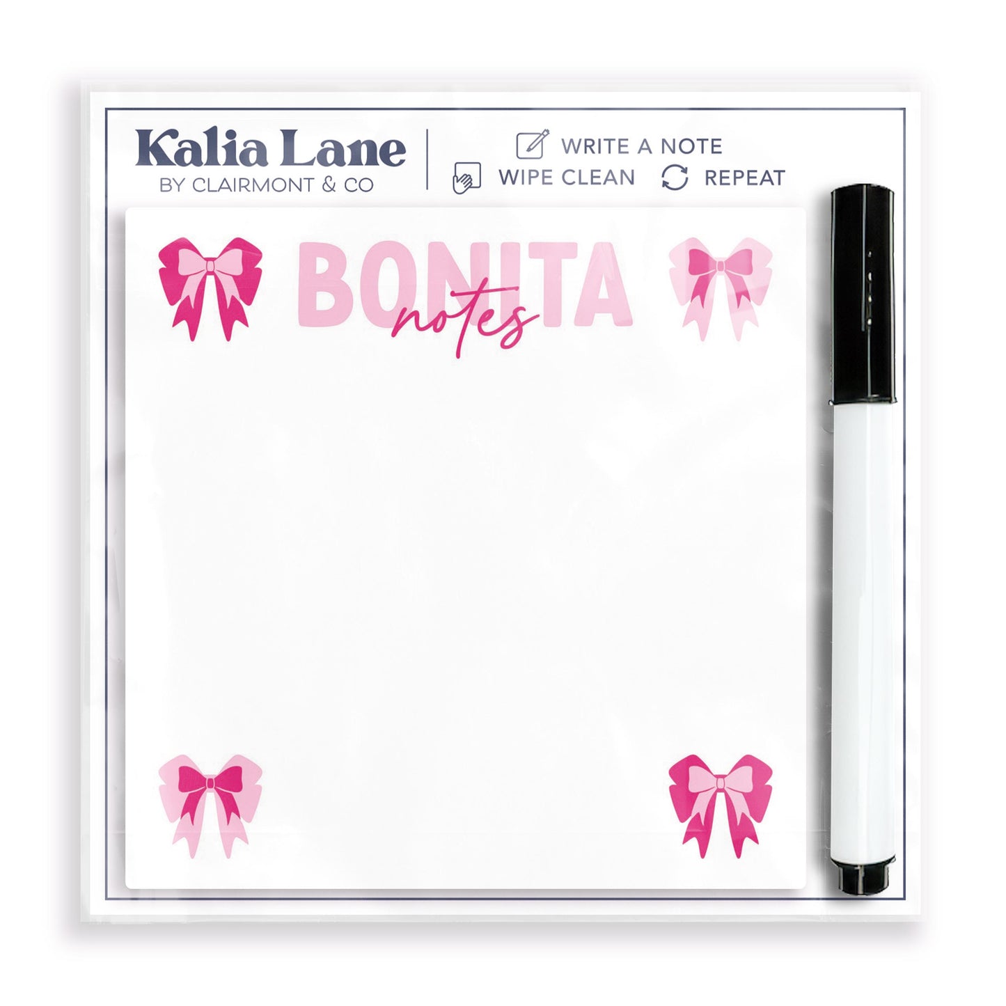 4x4 Clear Reminder Kalia Lane-Bonita Bows -0