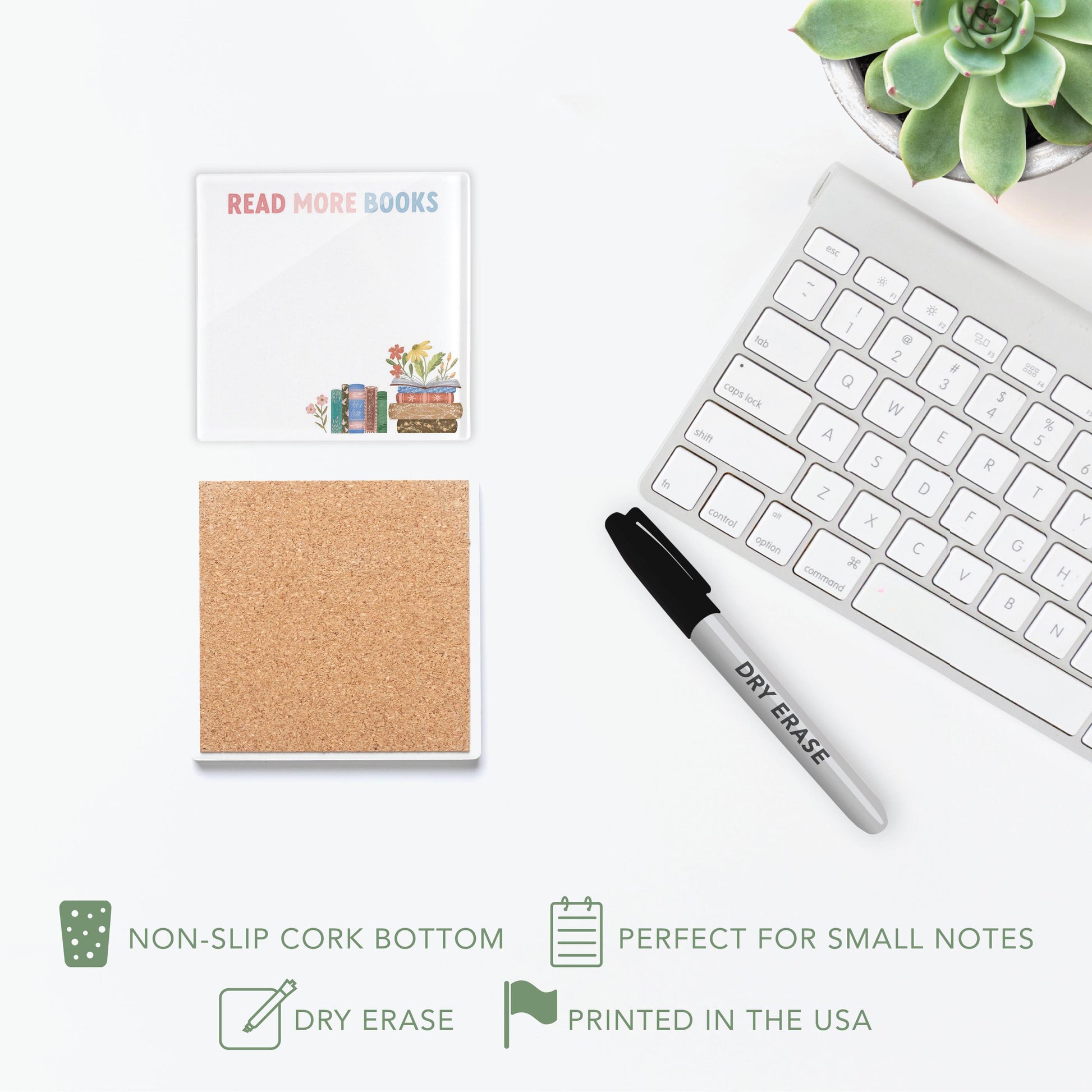4x4 Clear Reminder Kalia Lane-Pretty Little Chapters Read More Books -5