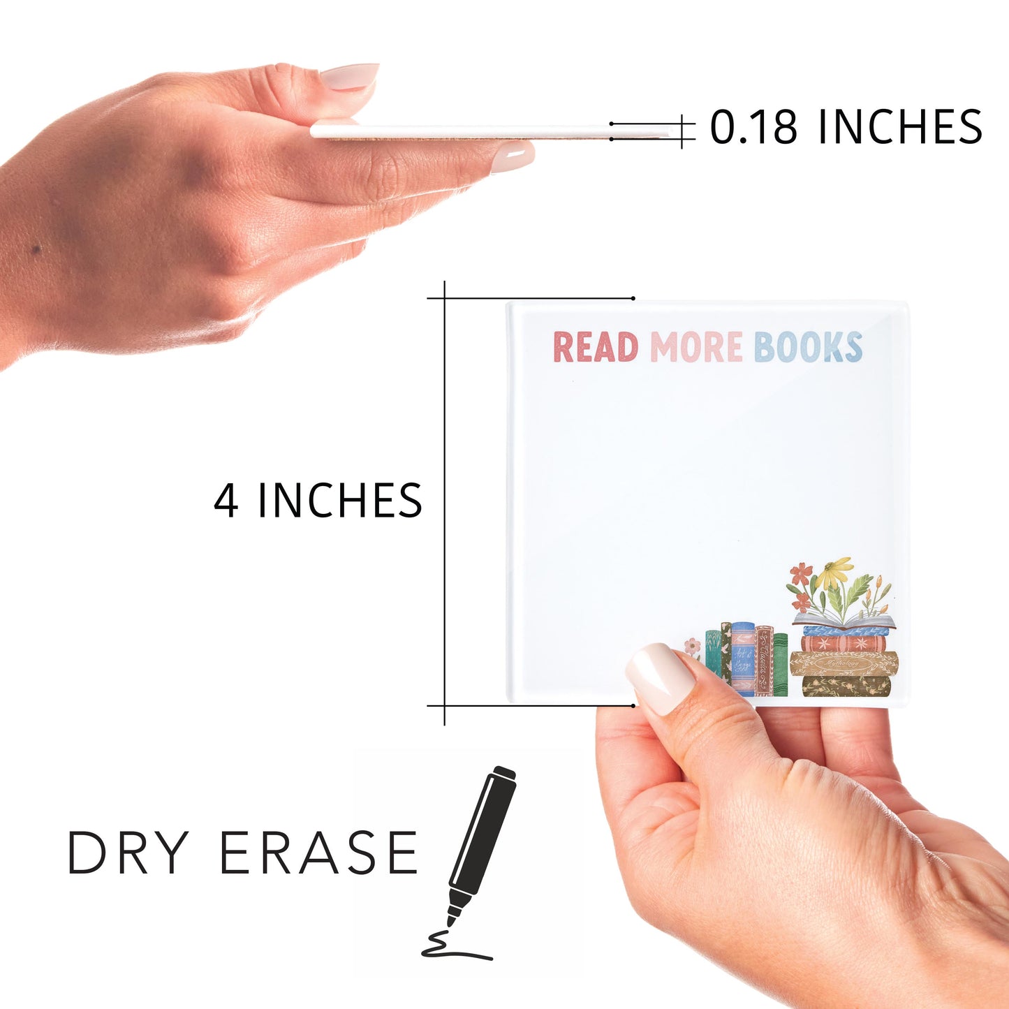 4x4 Clear Reminder Kalia Lane-Pretty Little Chapters Read More Books -8