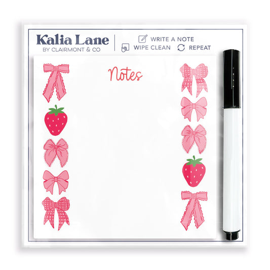 4x4 Clear Reminder Kalia Lane-Strawberry Parlor -0