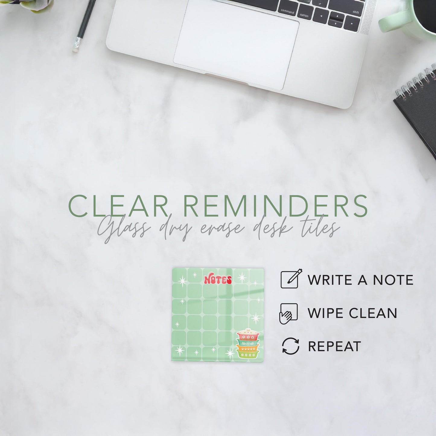 4x4 Clear Reminder Kalia Lane-Retro Kitchen -1