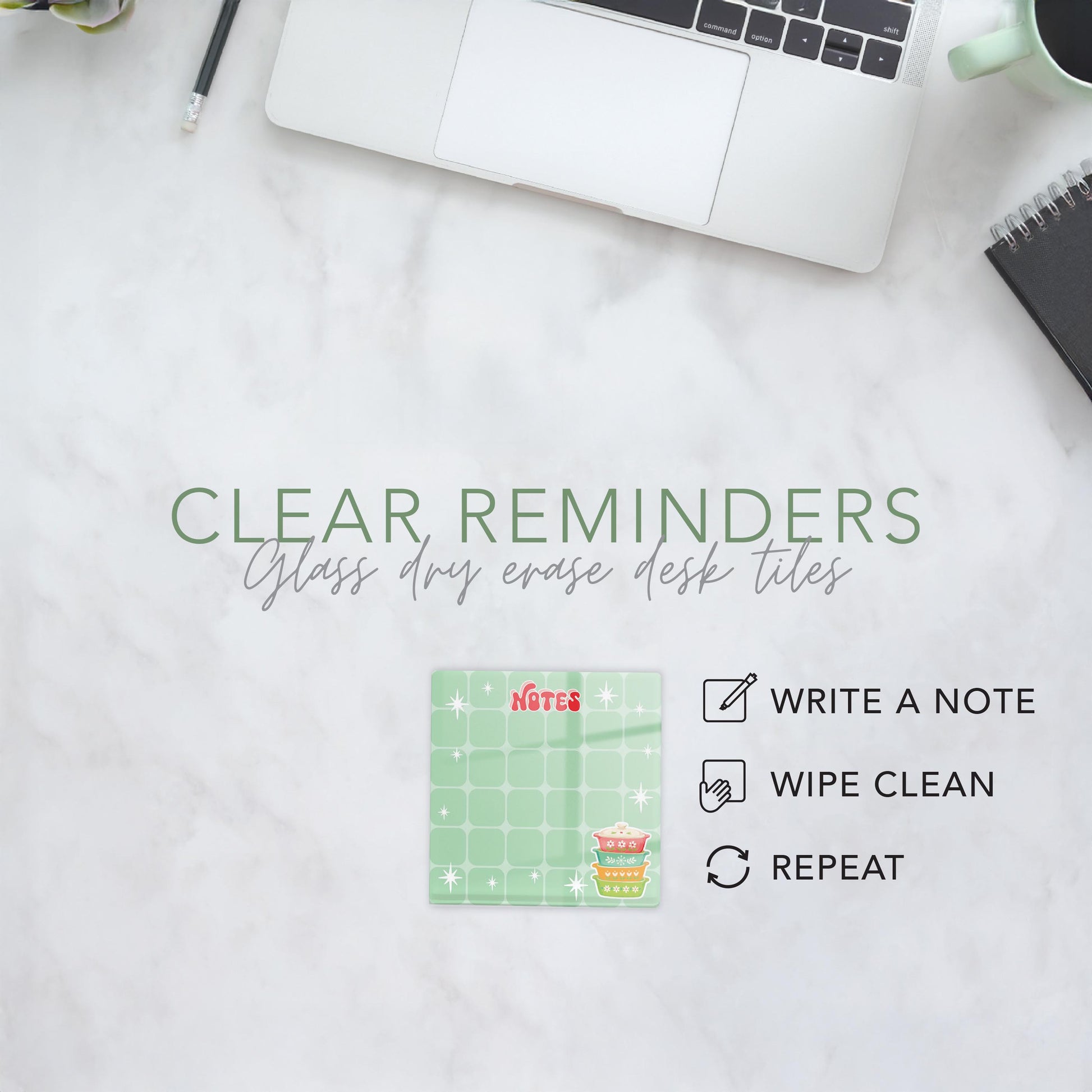 4x4 Clear Reminder Kalia Lane-Retro Kitchen -1